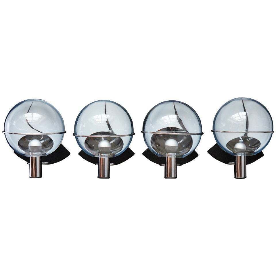 Four Murano Wall Lamps By Toni Zuccheri