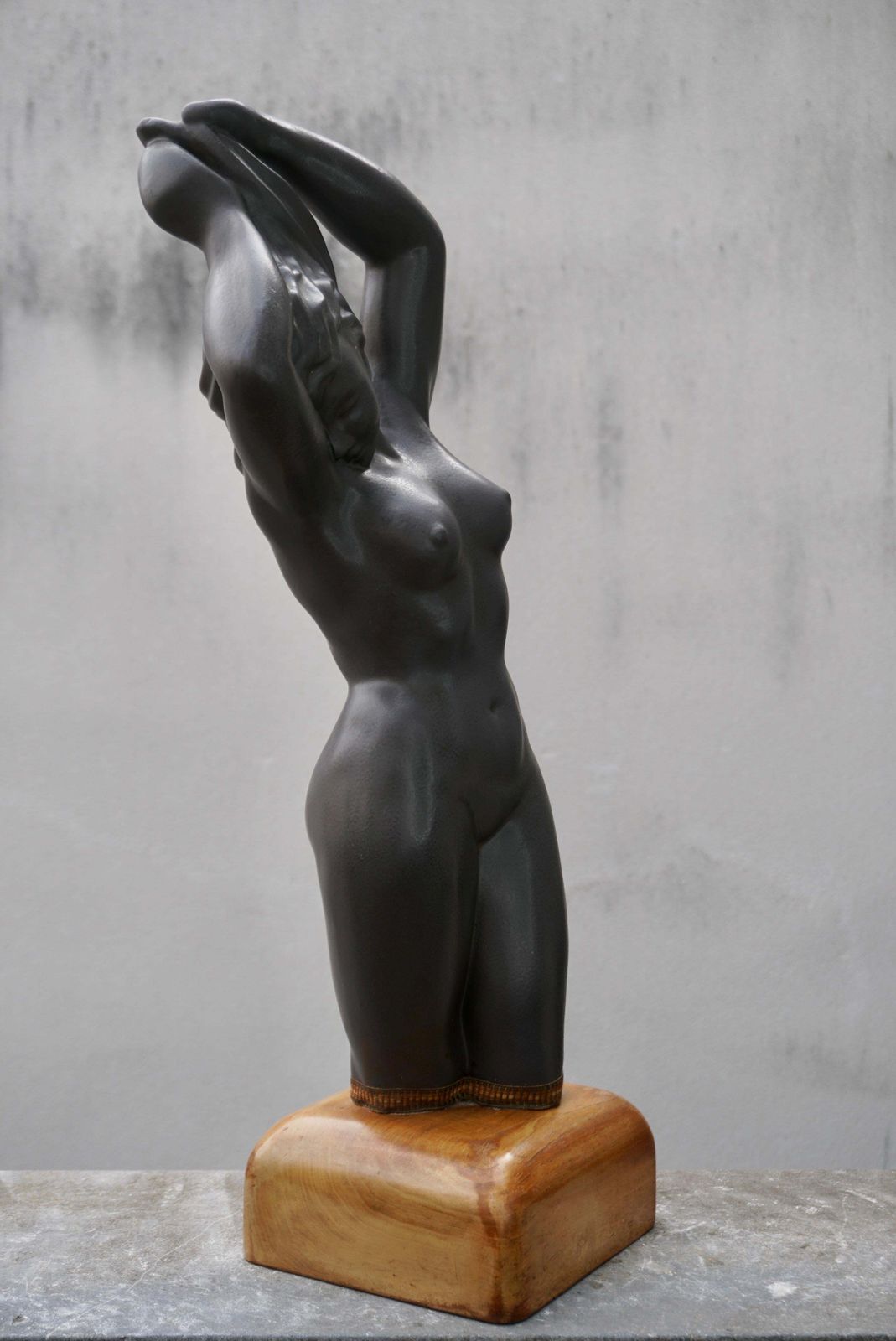 Louis Giraud Nude Ceramic Sculpture Vallauris 1940s photo Art