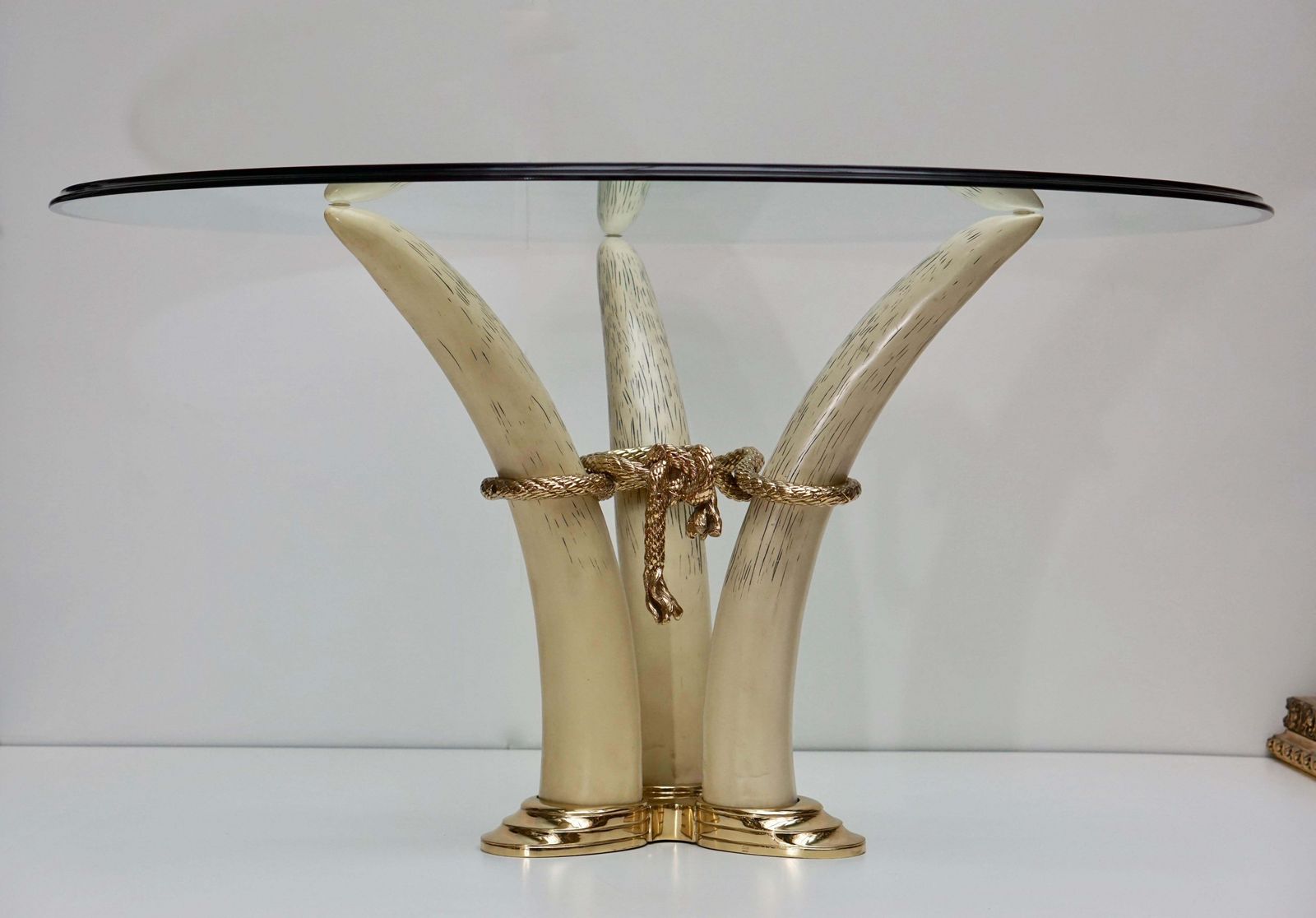 Furniture Hollywood Regency Dining Table By Valenti, Barcelona, Spain, Circa 1970 1980 photo