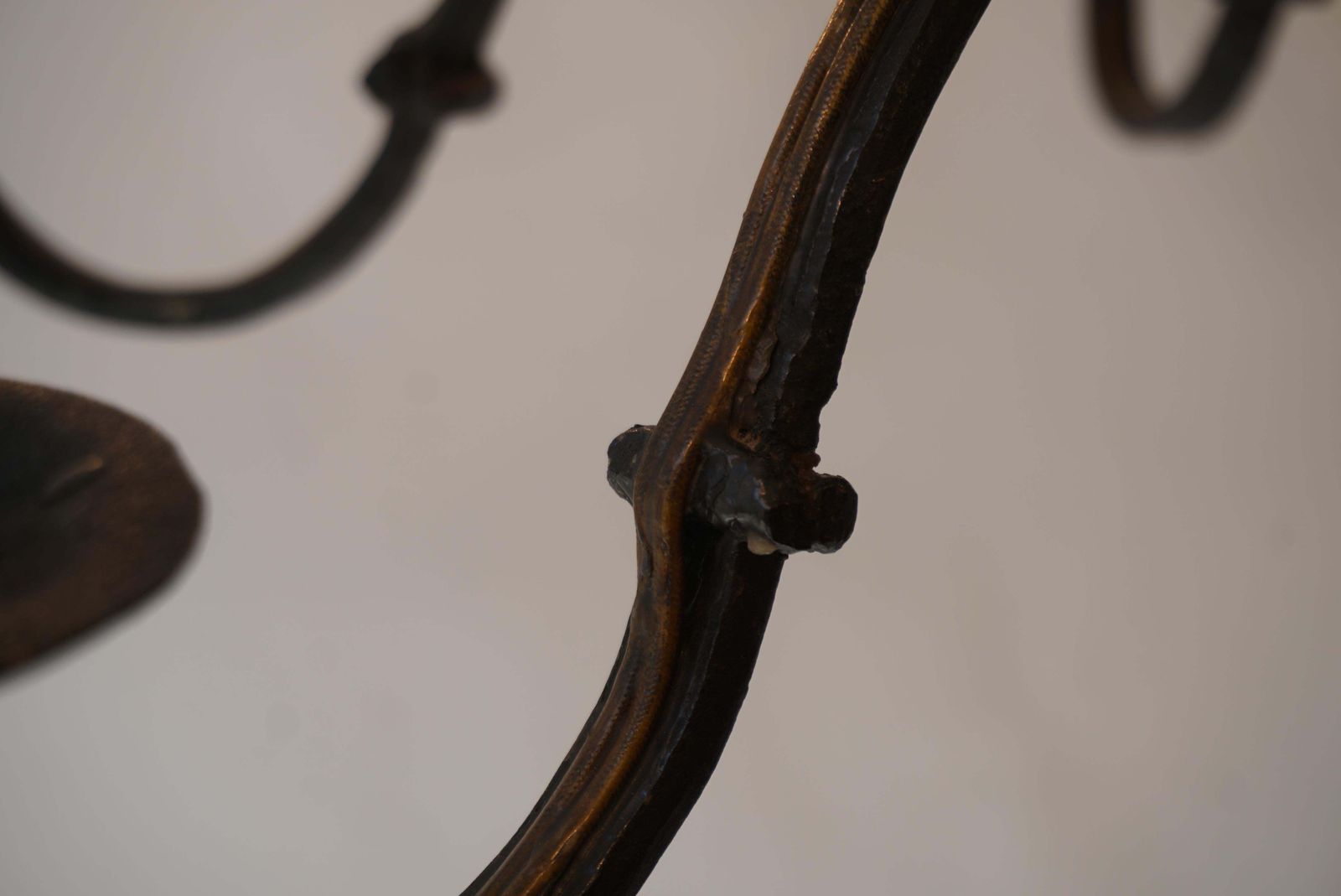 photo vinterior Wrought Iron Chandelier, France