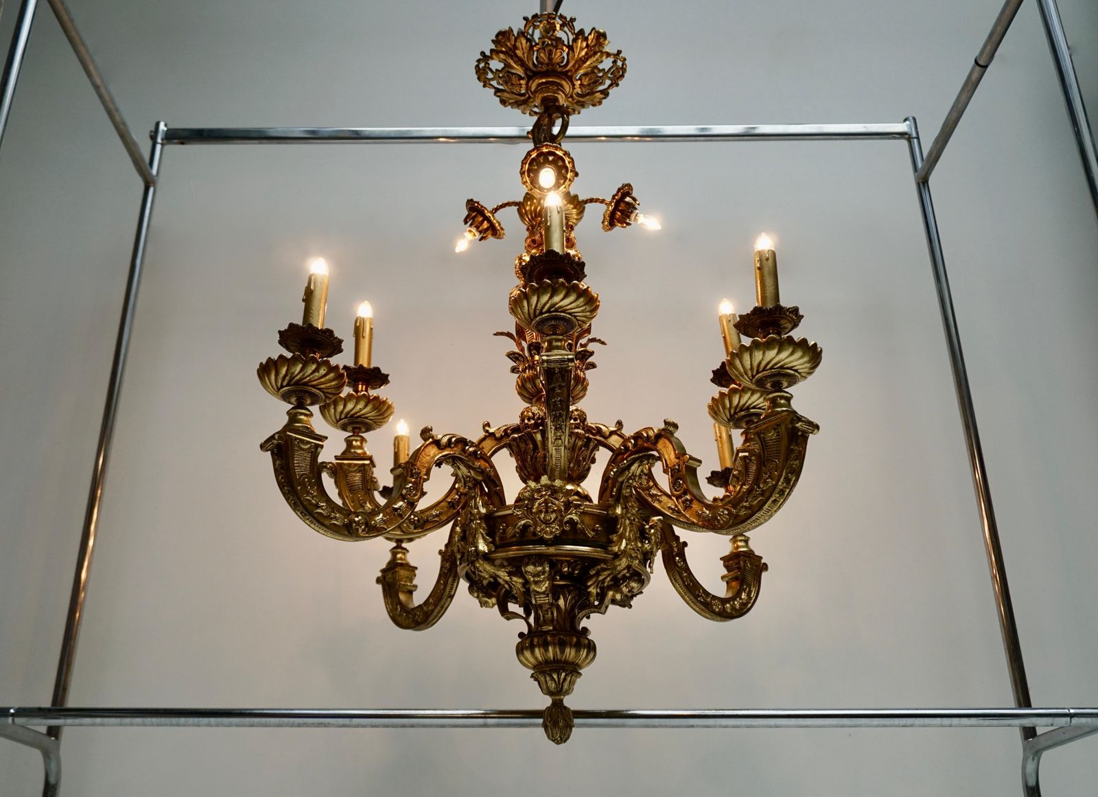 Lighting Mazarin Chandelier In Bronze, France photo