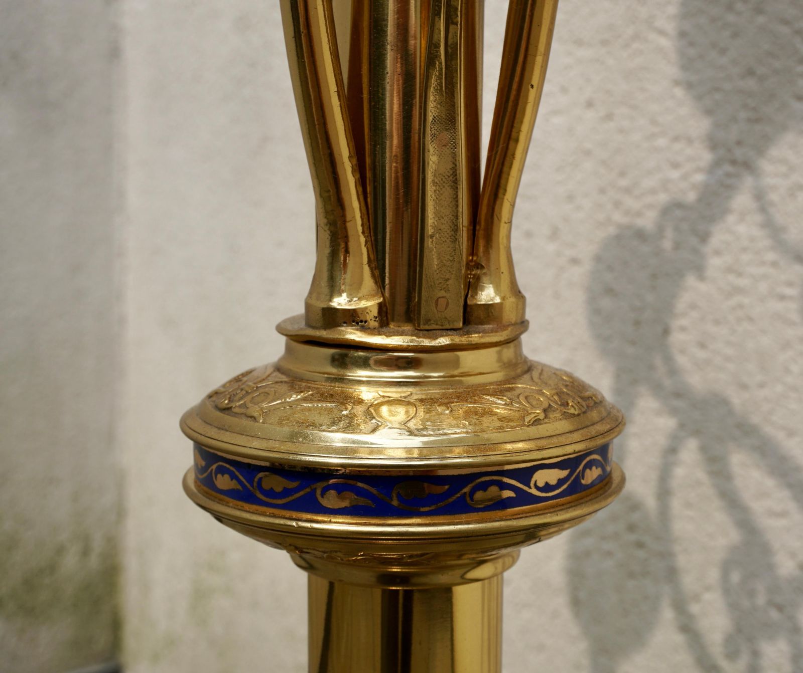 Home Decor Large Church Antique Torcheres Floor Candlestick For 19 Candles photo