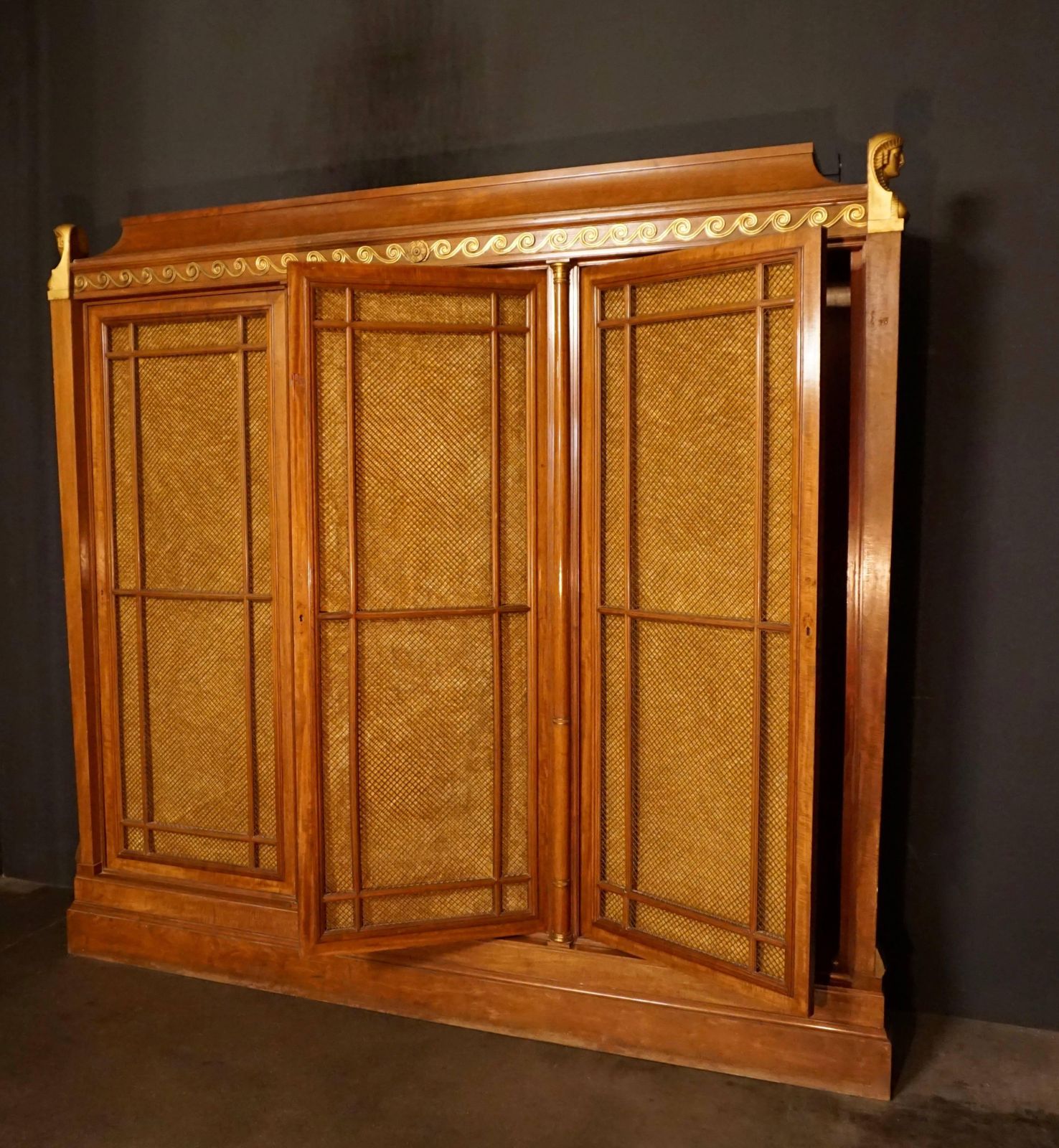 Rare And Magnificent Neoclassical Mahogany Bibliotheque Bookcase photo 15710.0