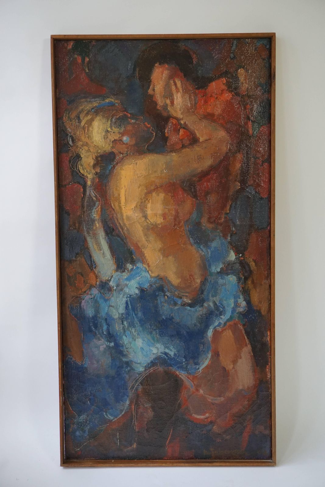 Oil On Canvas Painting, 1968, J Mijsbergen photo for sale