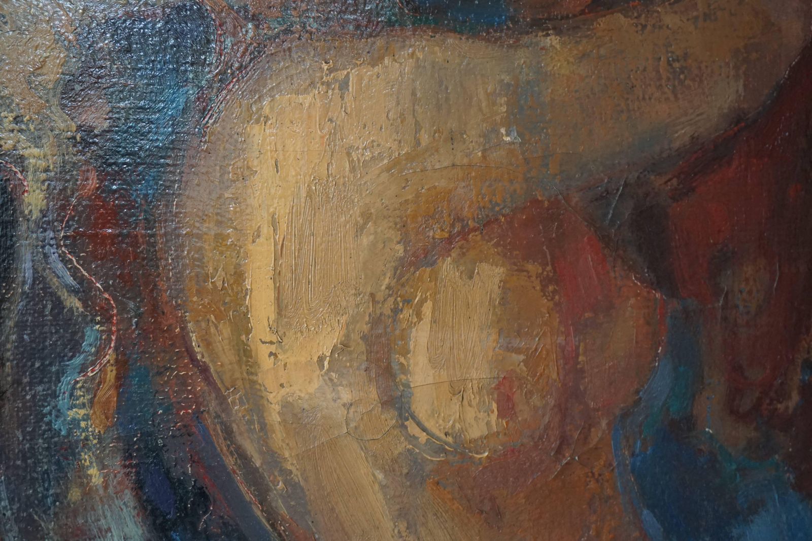 Oil On Canvas Painting, 1968, J Mijsbergen photo buy