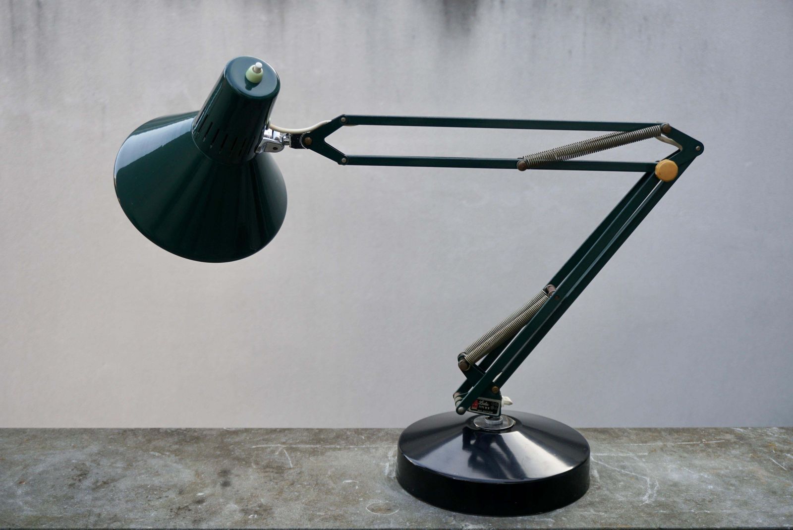 1061.0 Industrial Office Architect Desk Lamp By Ledu, 1970s, Made In Sweden photo