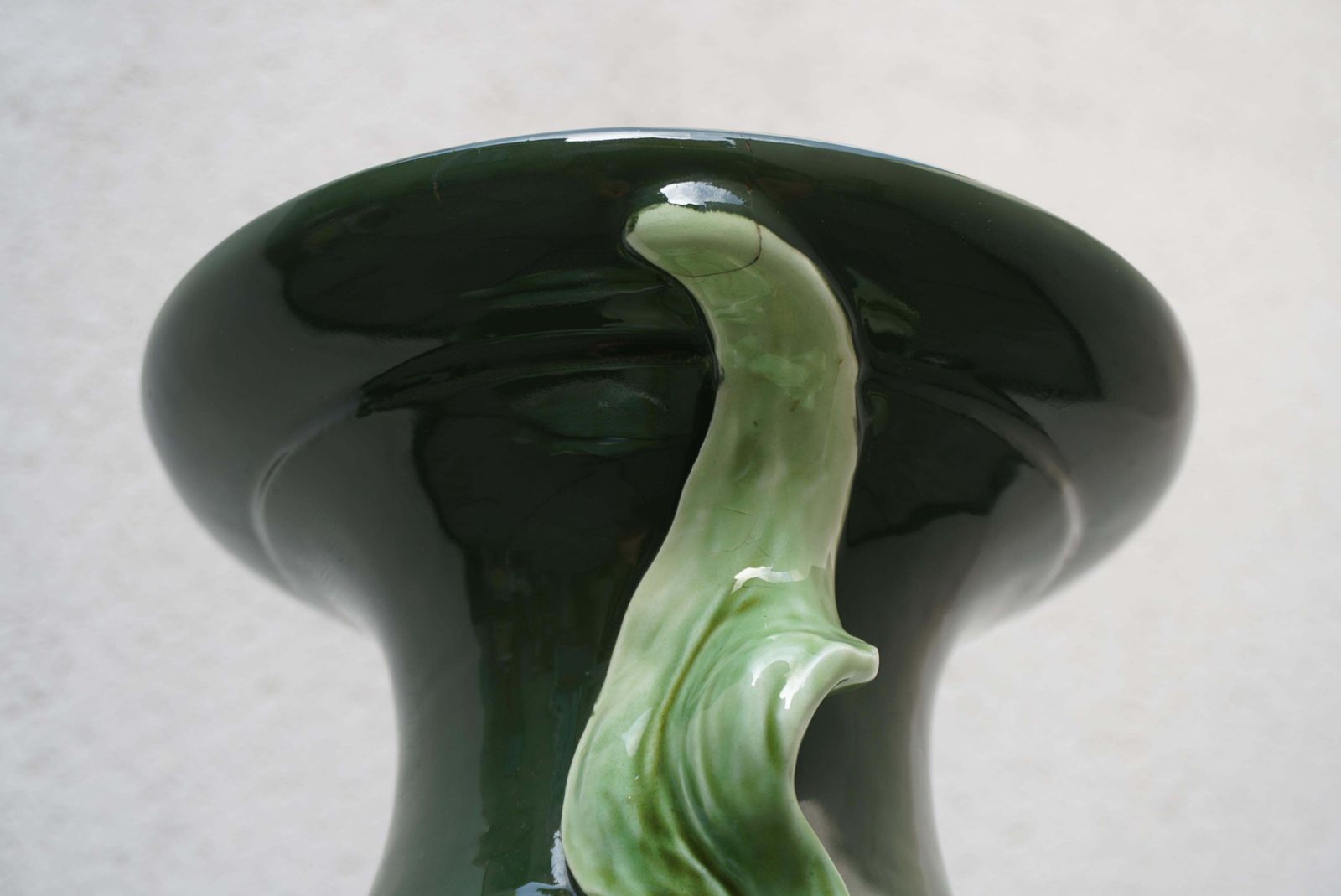 Art Nouveau Pedestal In Ceramic, In The Massier Style, Circa 1900 photo buy