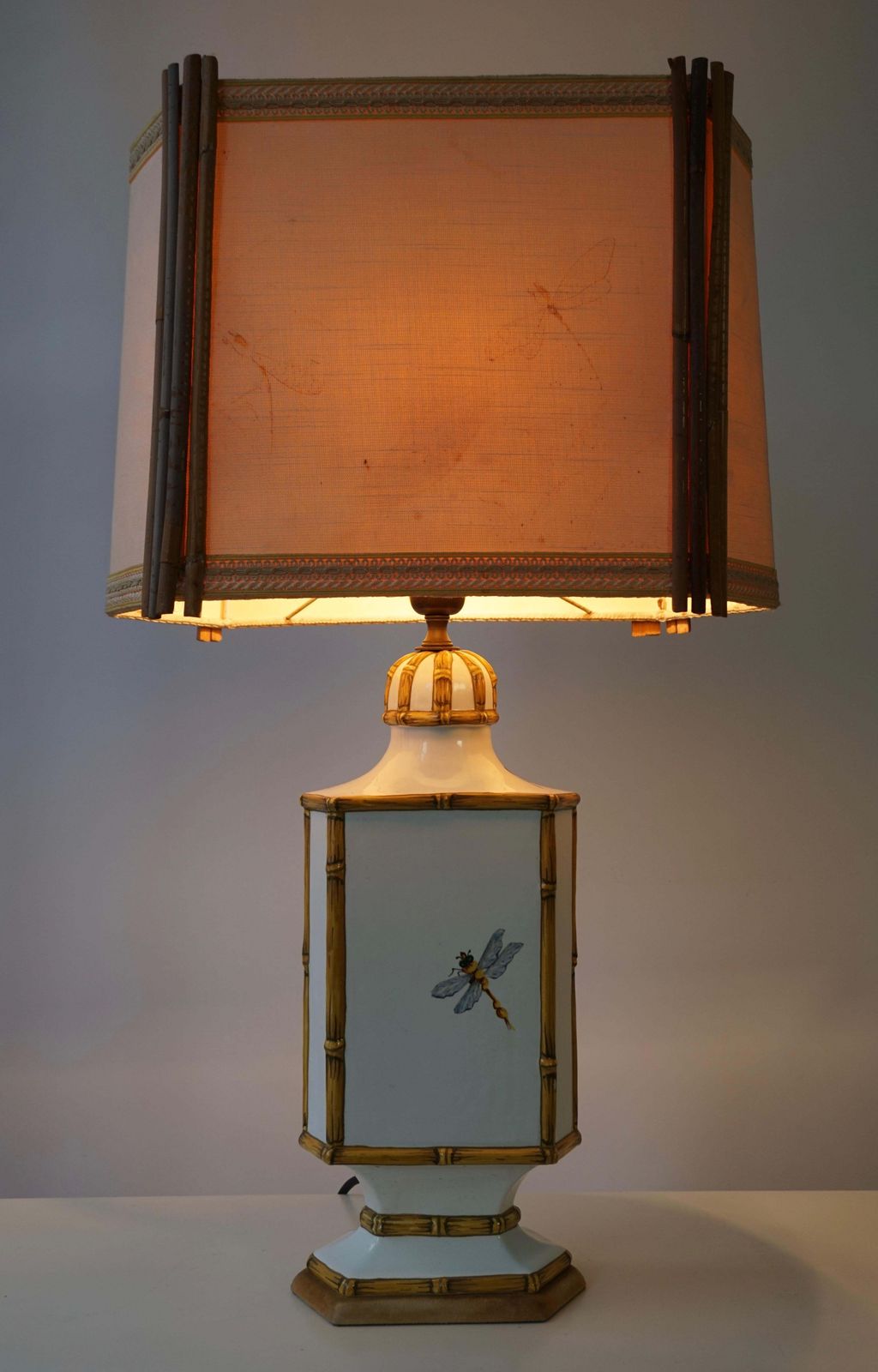 Art Nouveau Dragonfly Table Lamp photo vinterior