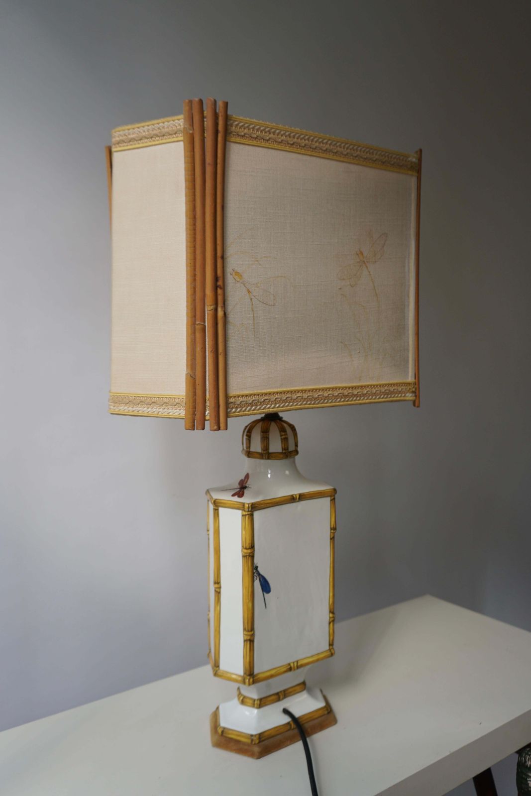 photo buy Art Nouveau Dragonfly Table Lamp