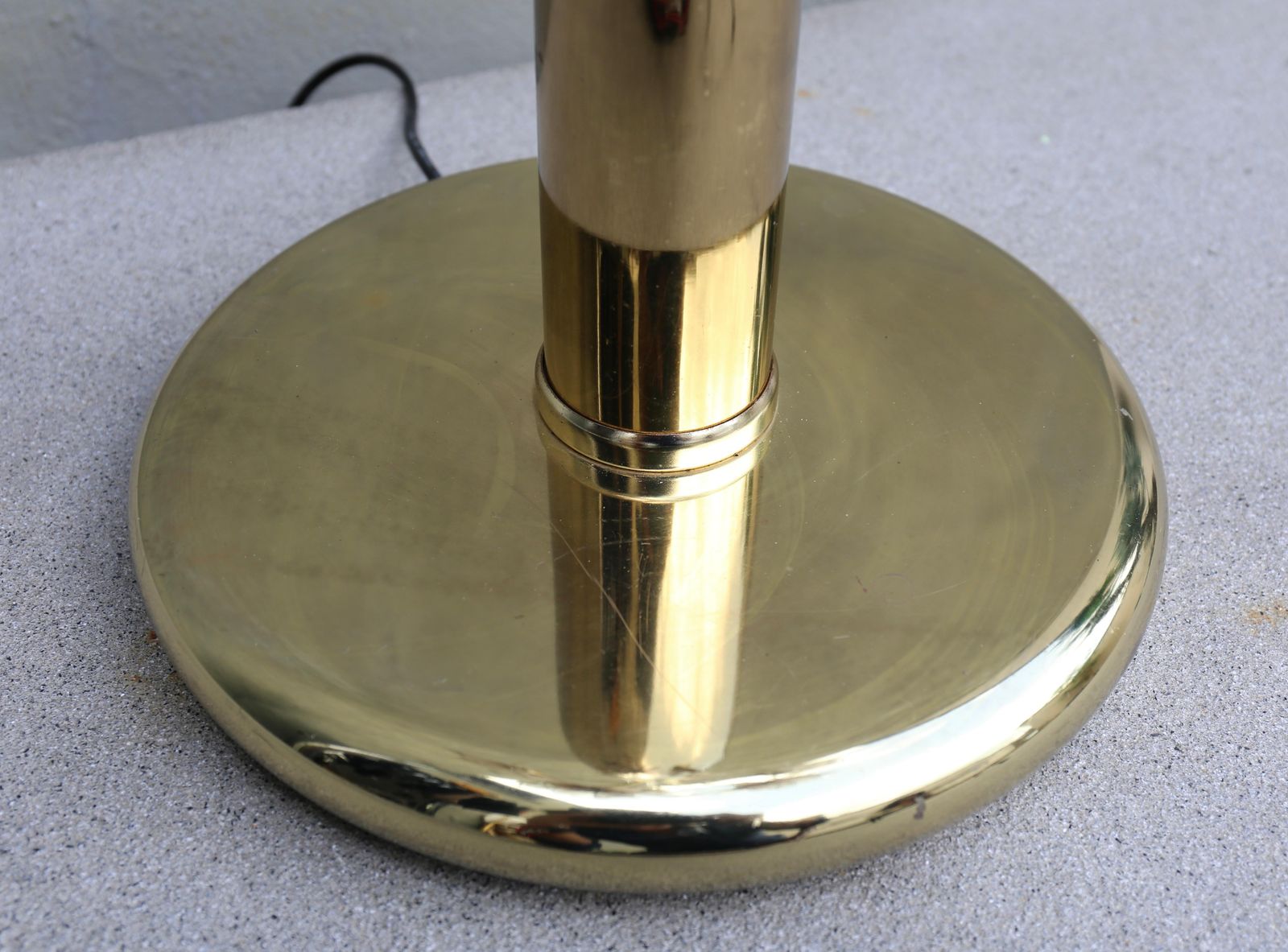 photo buy Hollywood Regency Glass And Brass 6 Arm Tulip Lotus Lamp 1970s