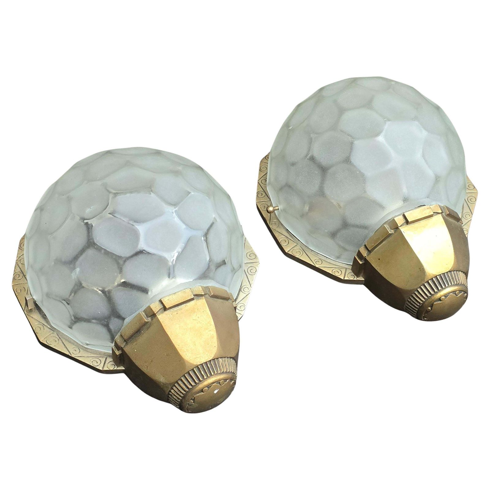 Pair Of French Art Deco Wall Lights By Genet Et Michon, Paris photo furniture