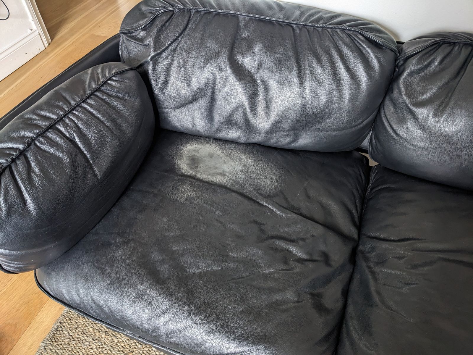 &Tradition Black Leather 2 Seater Cloud Sofa photo furniture