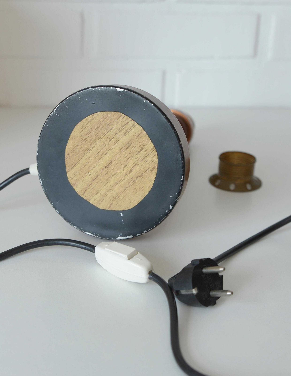 photo furniture Large Vintage Bedside Lamp / French Style Lighting / Table Lamp / Desk Lamp / Nightstand Lamp / Rustic Light Fixture / Farmhouse Lamp