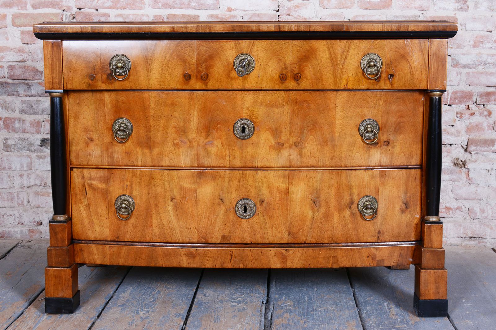 Restored Empire Chest Of Drawers, Walnut, Maple, Spruce, Austria, 1820s photo buy