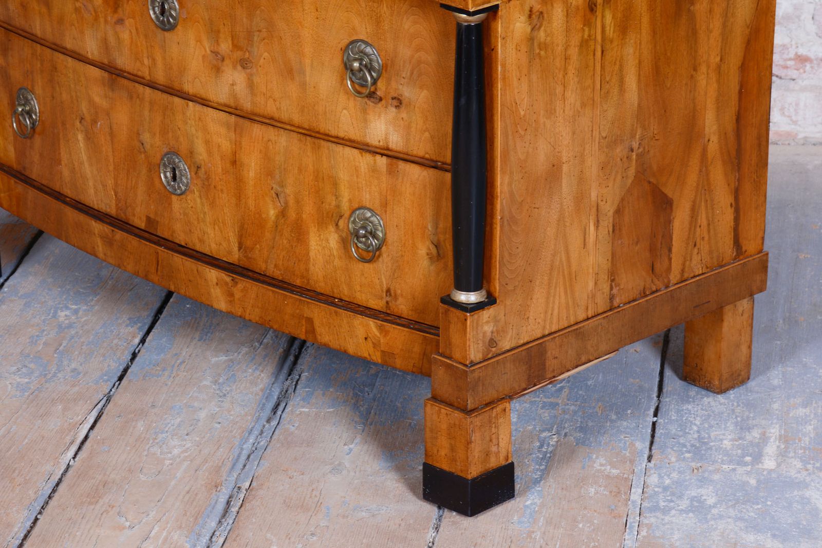 Restored Empire Chest Of Drawers, Walnut, Maple, Spruce, Austria, 1820s photo vintage