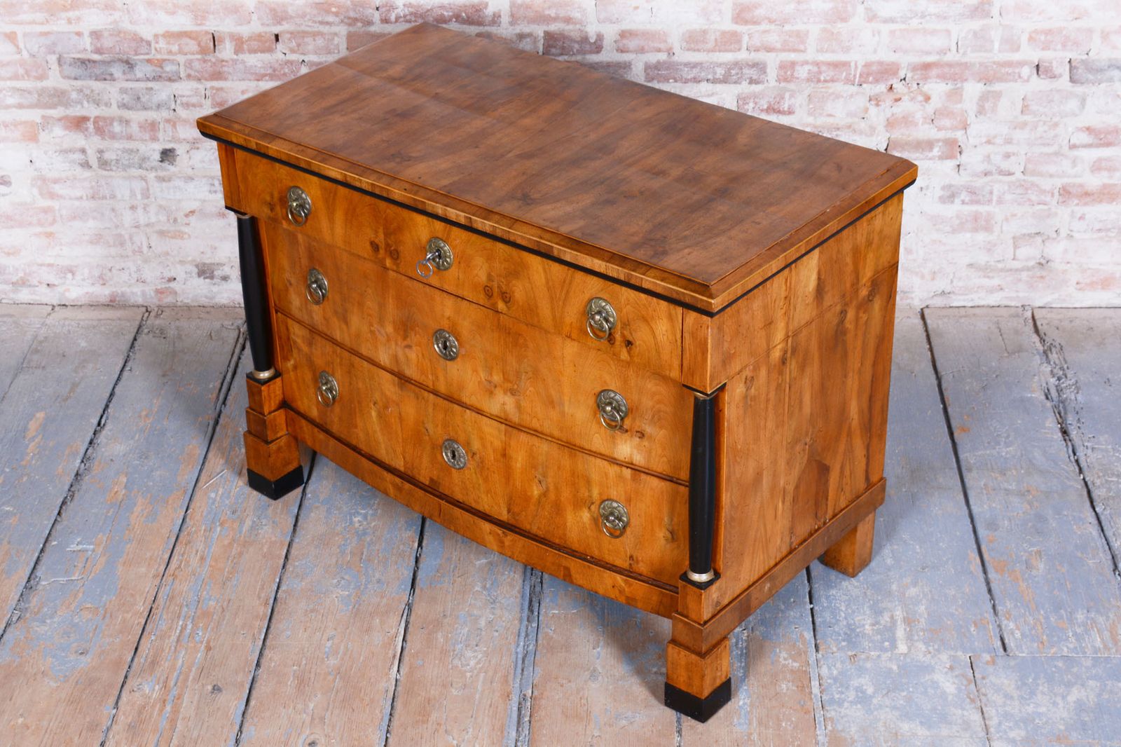 photo for sale Restored Empire Chest Of Drawers, Walnut, Maple, Spruce, Austria, 1820s