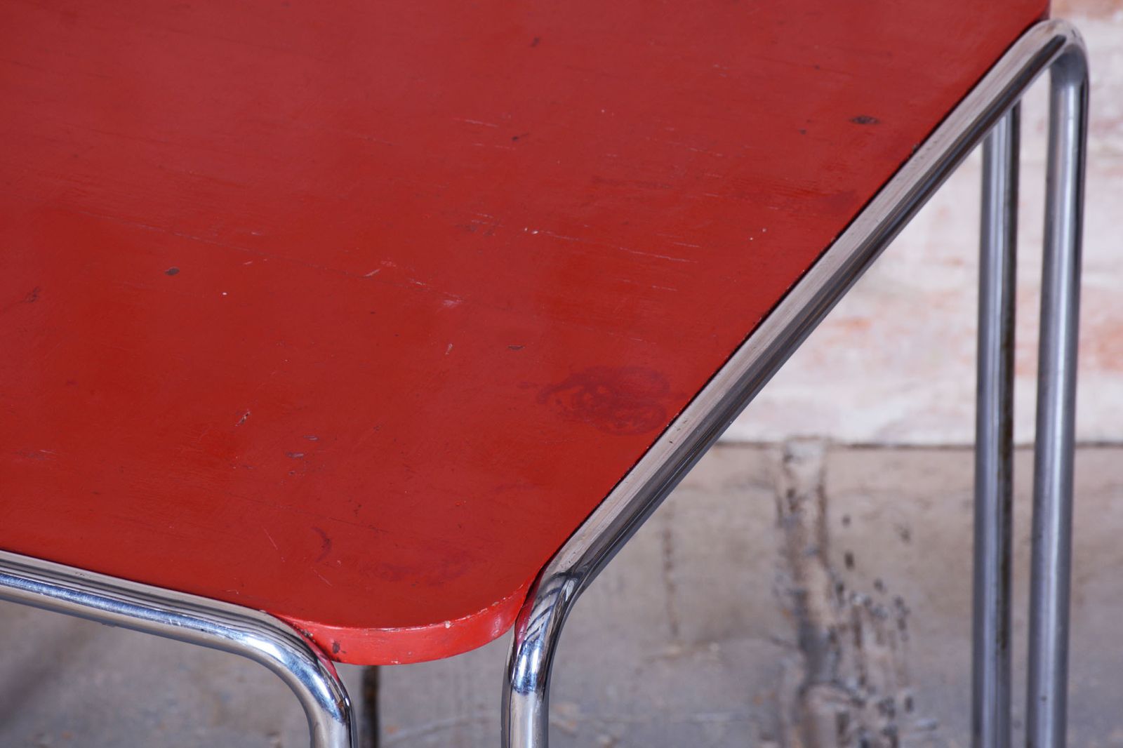 Restored Art Deco Dining Table, By Thonet, Chrome, Steel, Germany, 1930s photo buy