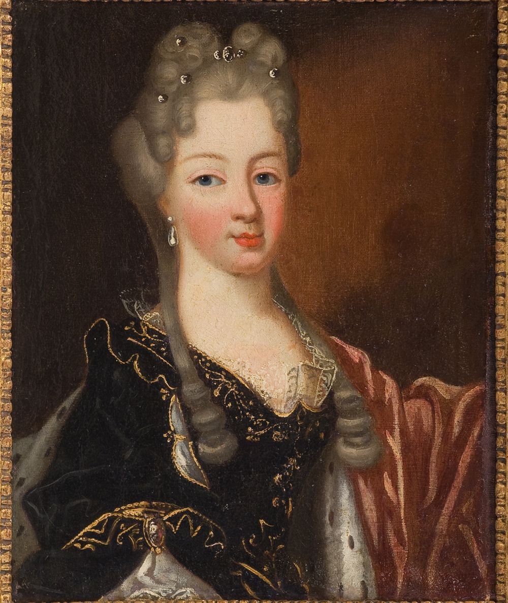 A Delicious Naif Paintings Of Two Daughters Of Louis XV Eighteenth Century photo Art