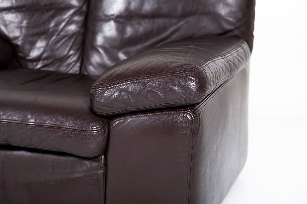 Italian Leather Bonheur Lounge Chair By Titiana Ammannati & Giampiero Vitelli For Brunati, 1970s photo buy