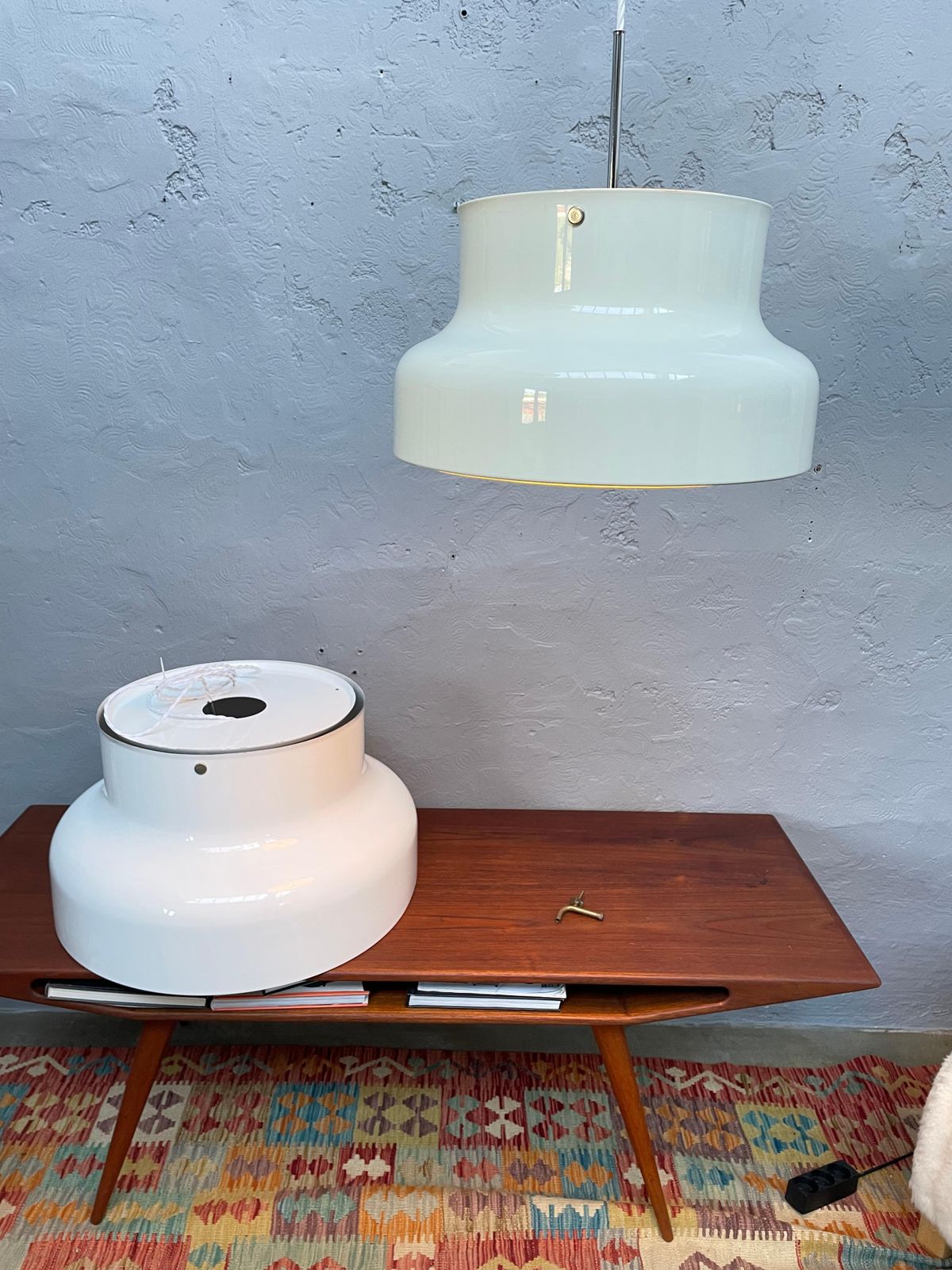 photo for sale A 1970s Bumling Pendant By Anders Pearson For Atelje Lyktan Of Sweden