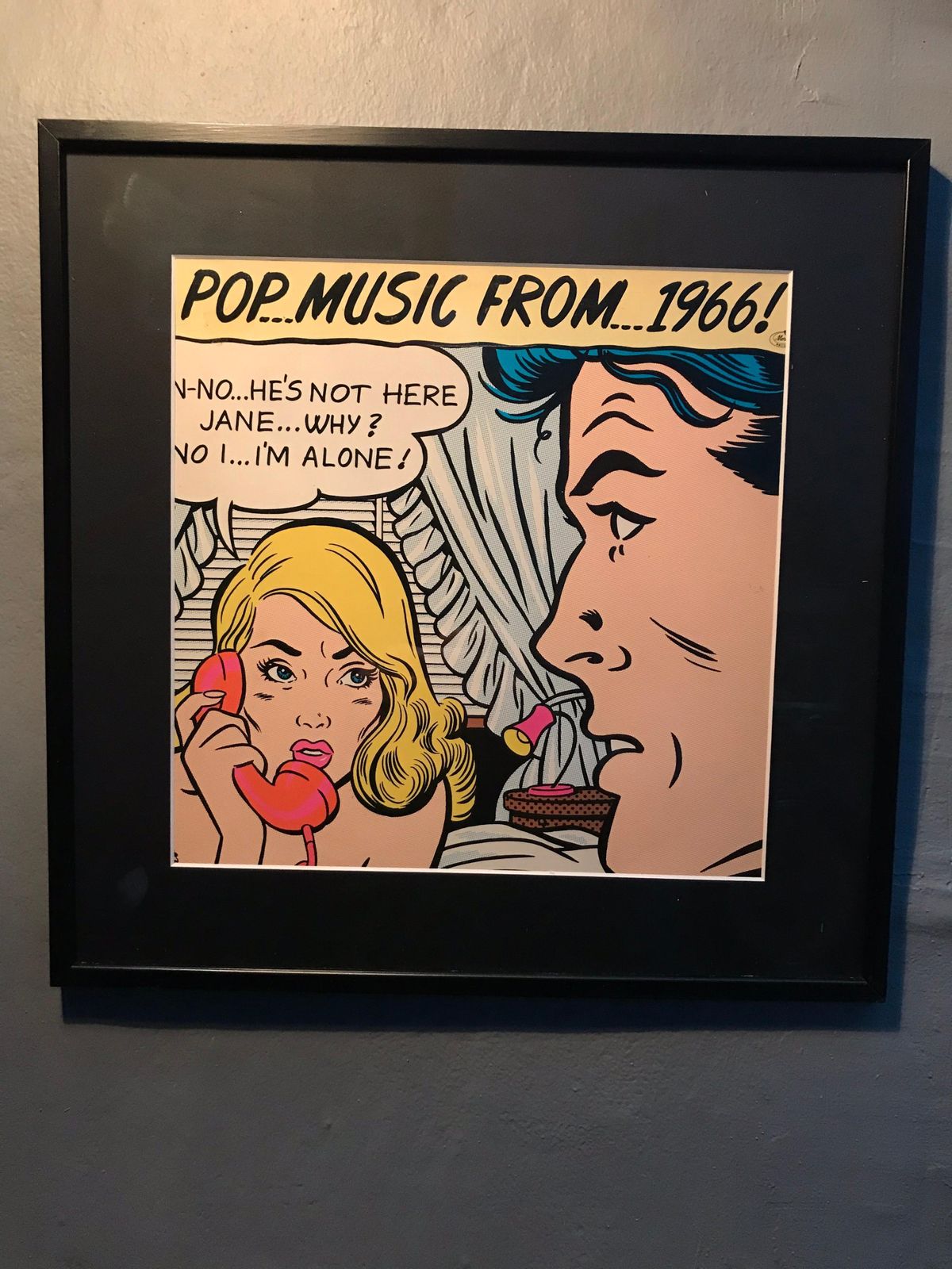 Vintage Set Of 10 Framed Pop Music From 1960 1969 Pop Art Lp Covers photo vintage