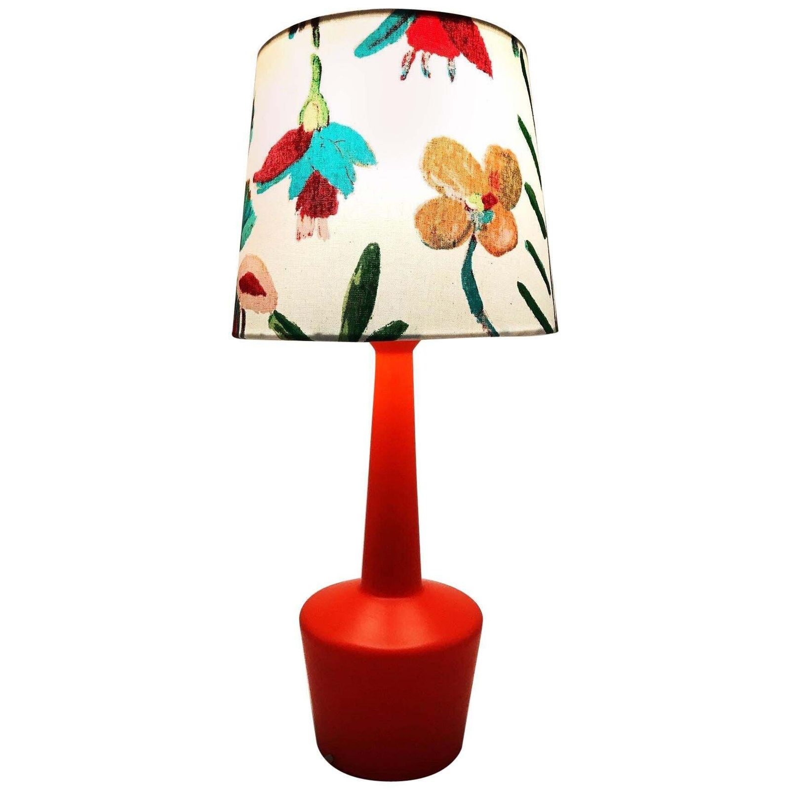 Vintage Danish Table Lamp By Kastrup Glass Works From The 1960s