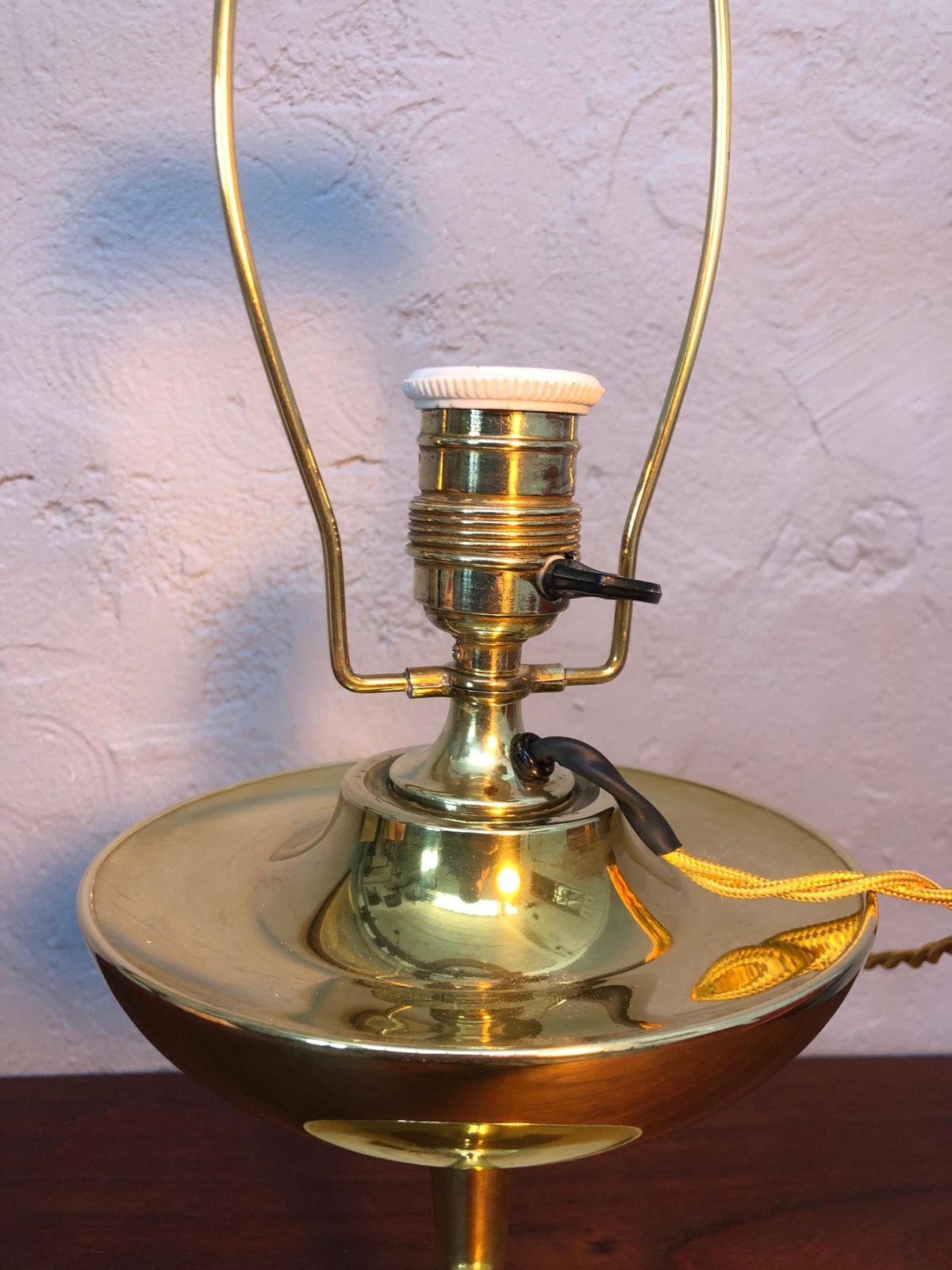 photo furniture Antique Swedish Brass Oil Lampe By Böhlmarks Of Stockholm