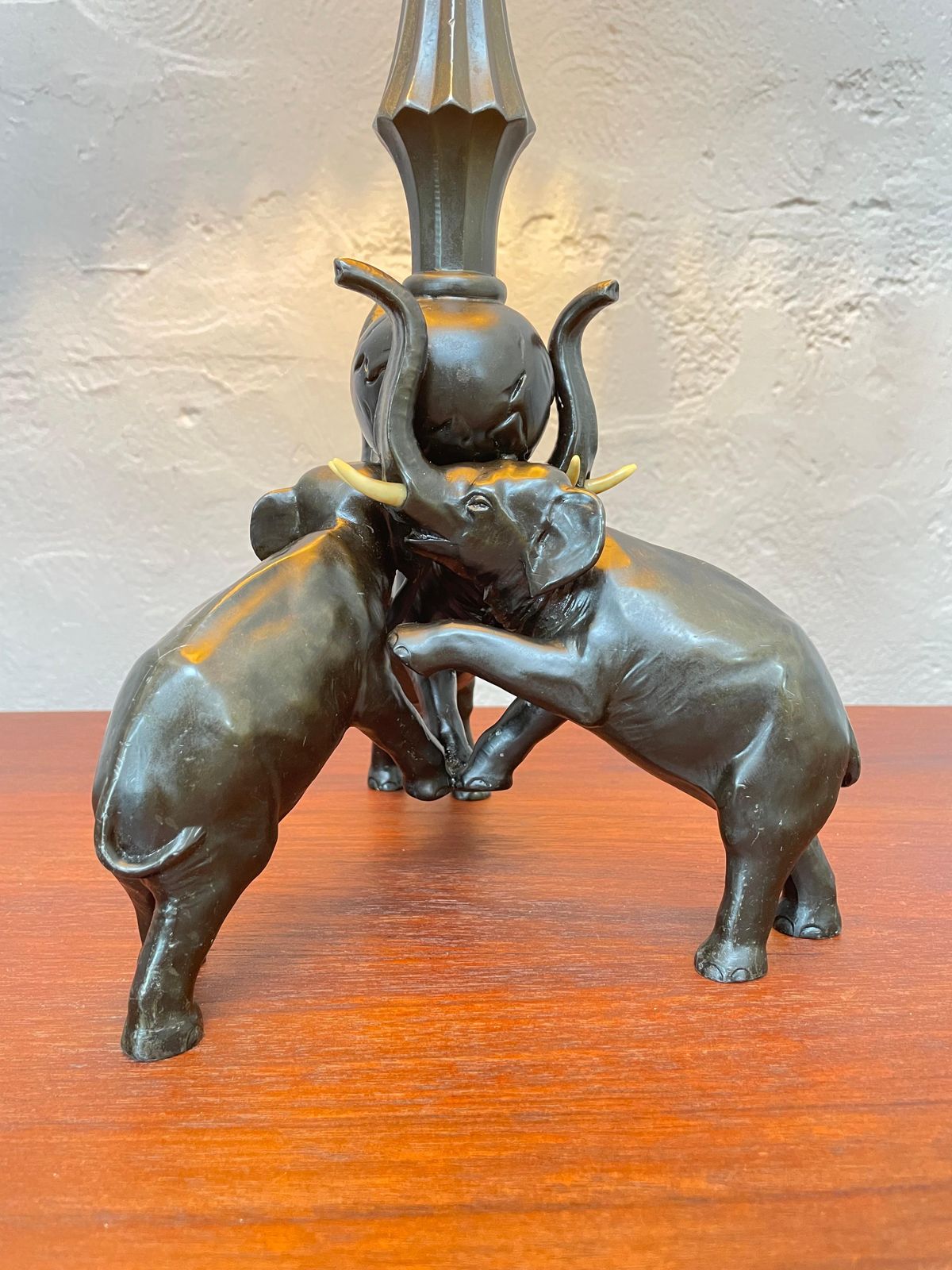 photo for sale Antique Art Deco Elephant Table Lamp By Voss Of Frederick’s Denmark