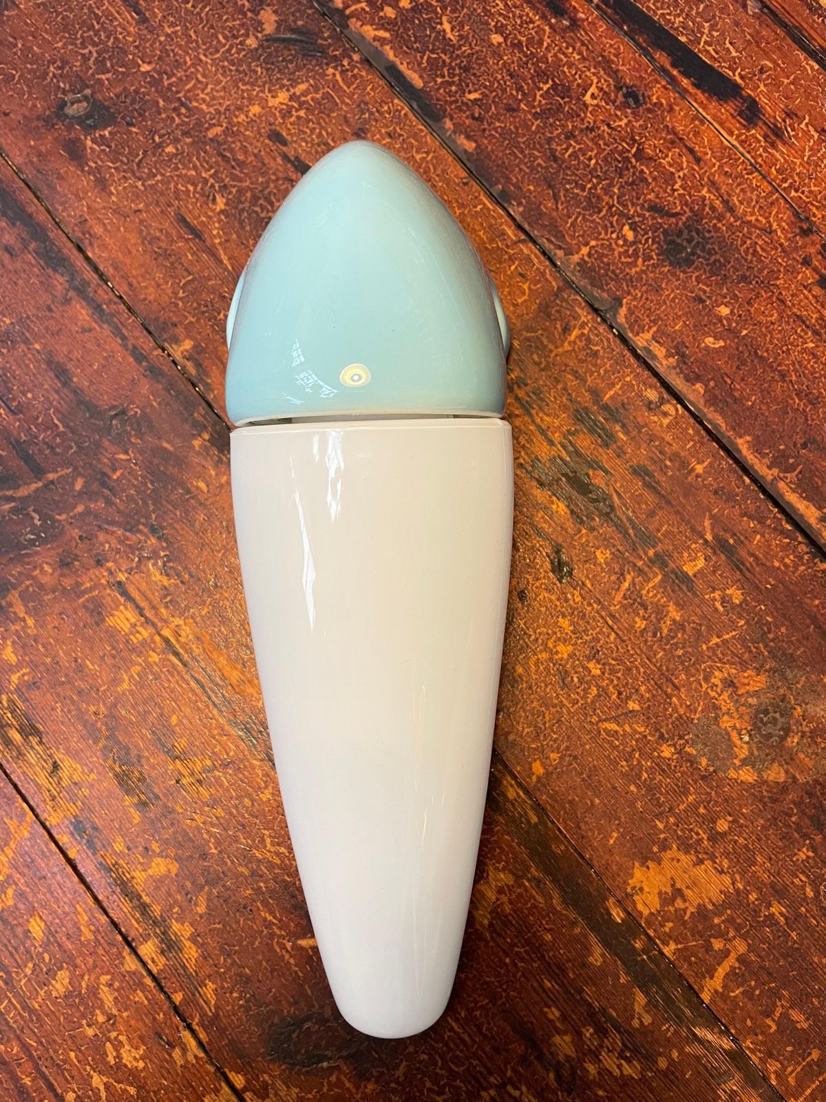 Vintage Ifö Of Sweden Ceramic Bathroom Lamps With Opaline Shades From The 1960s photo for sale