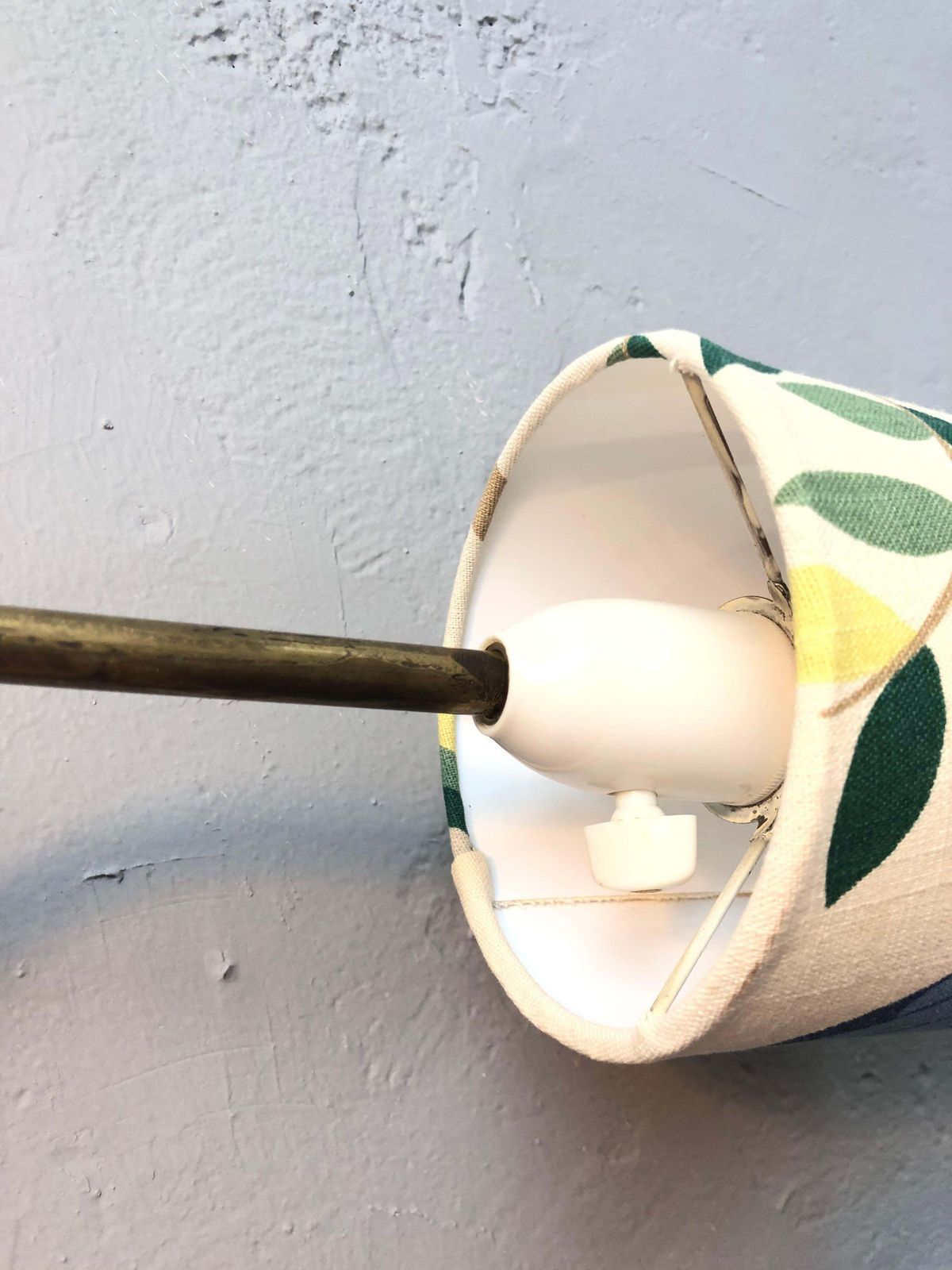 Midcentury Danish Brass Wall Lamp photo buy