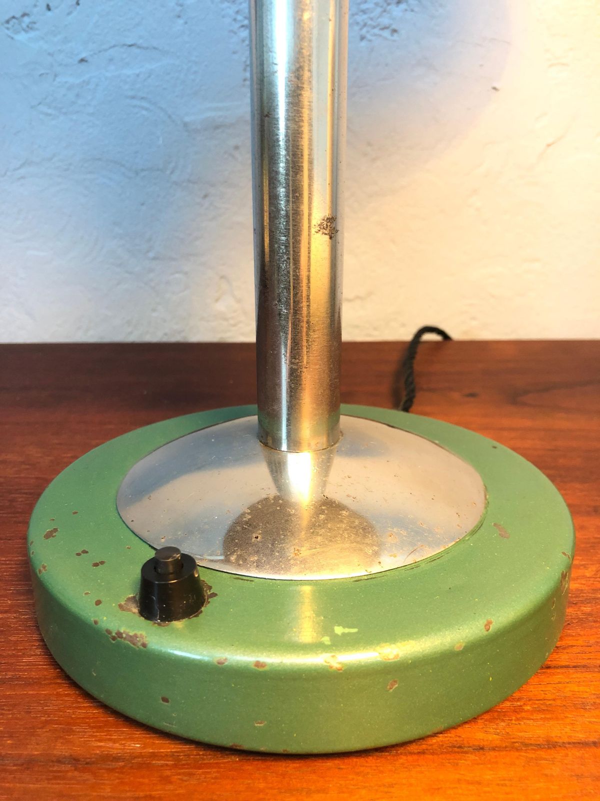 A Bauhaus Table Lamp In The Manner Of Max Schumacher Of Germany 1950s photo Lighting