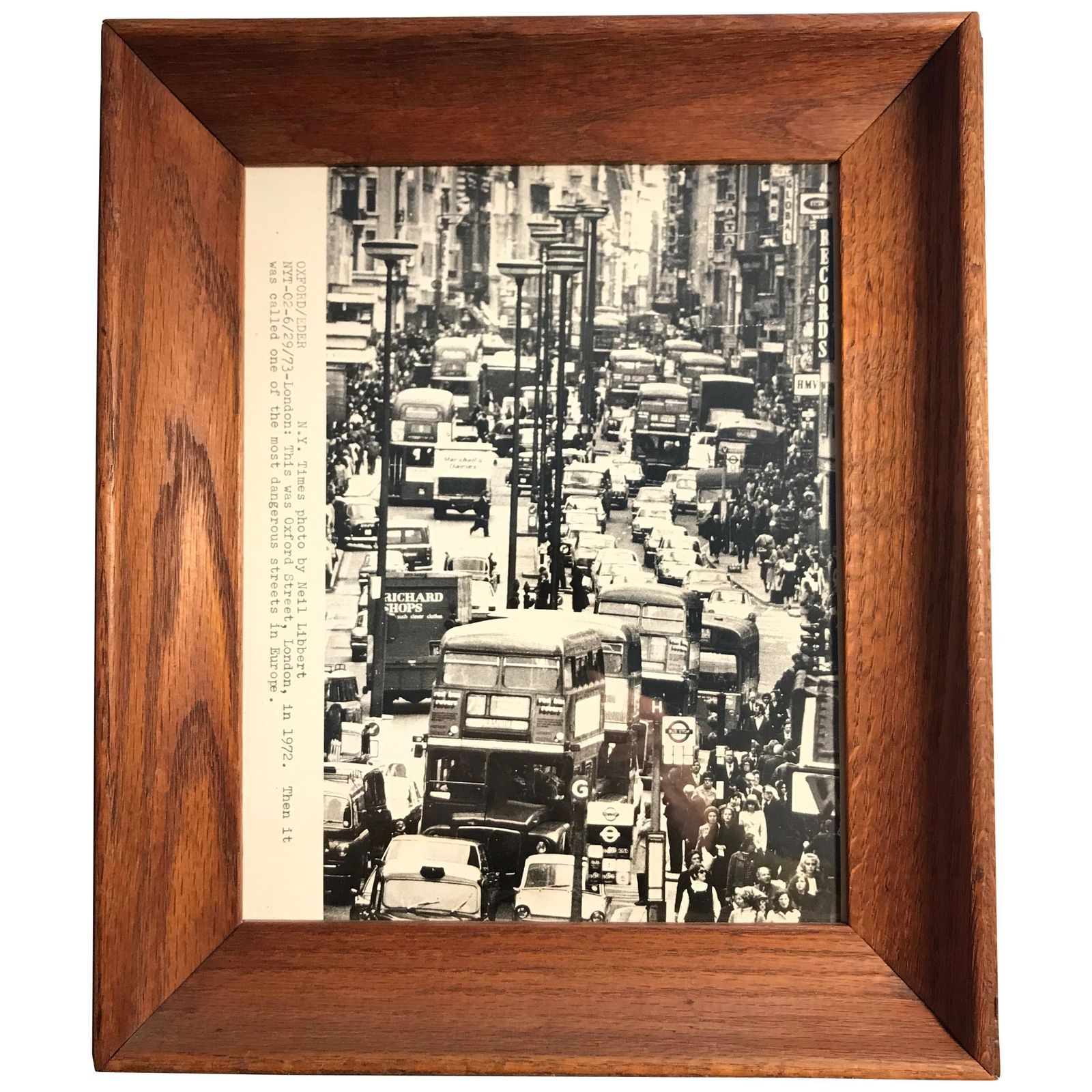 Original B&W Vintage Ny Times Press Photo From 1972