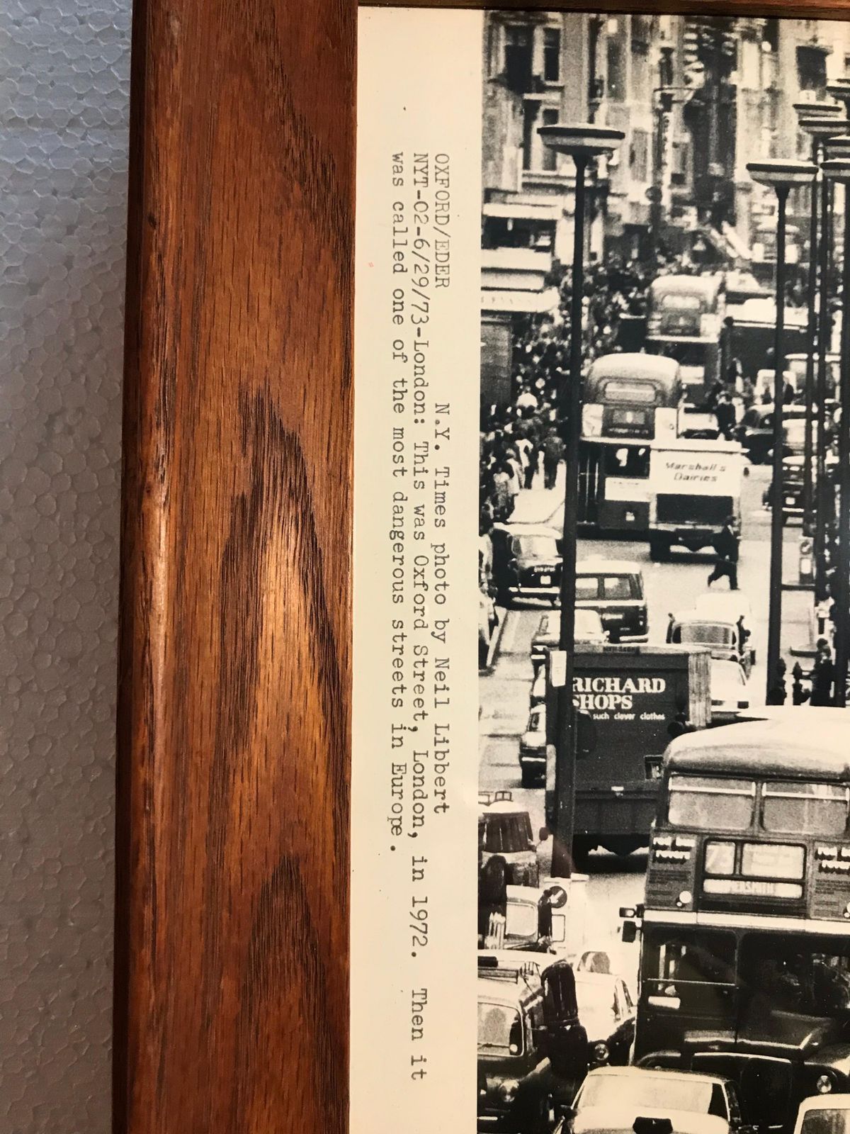 Original B&W Vintage Ny Times Press Photo From 1972 photo furniture