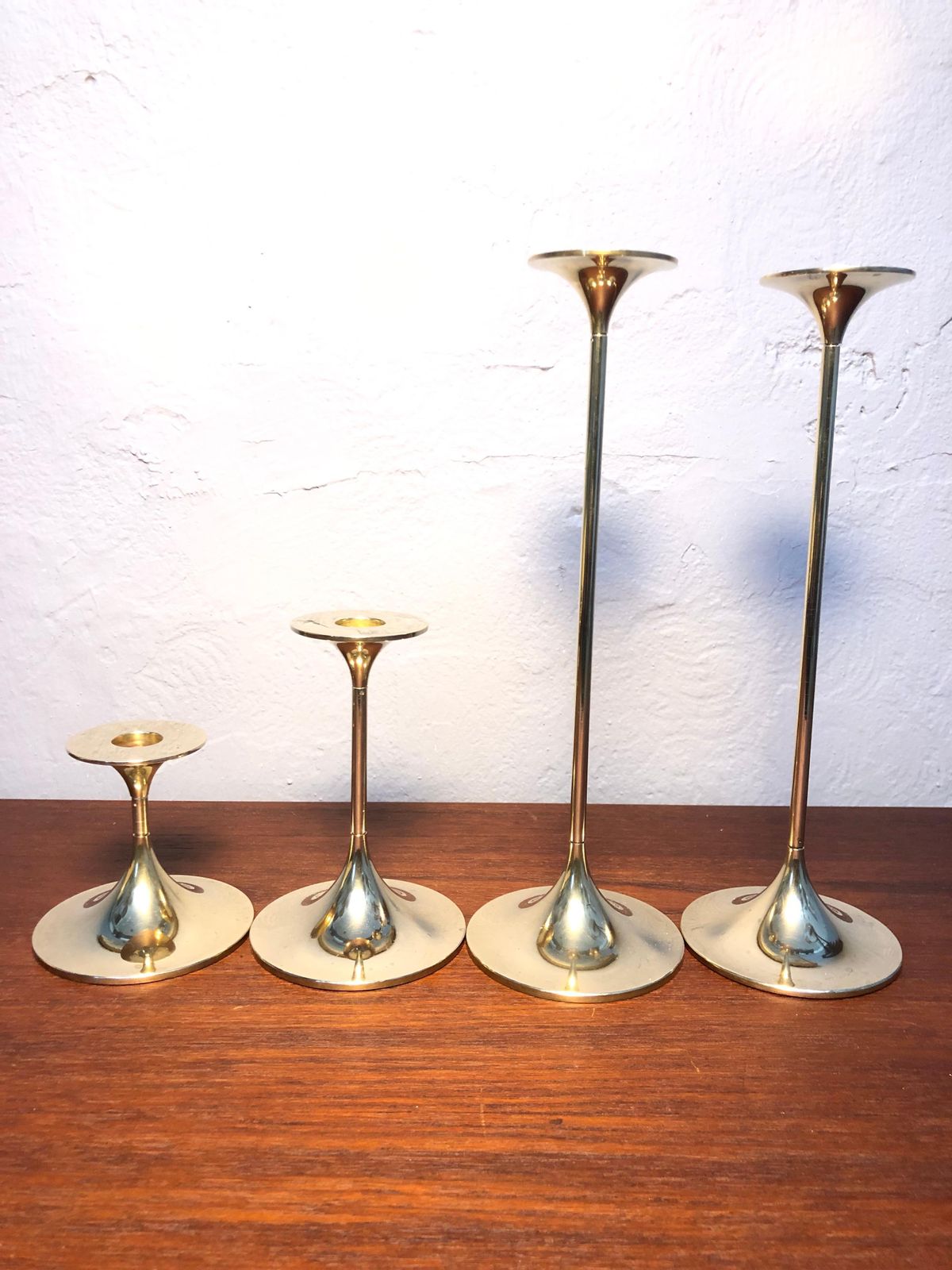 Set Of 4 Mid Century Modern Brass Candle Holders By Torben ørskov Of Copenhagen photo furniture