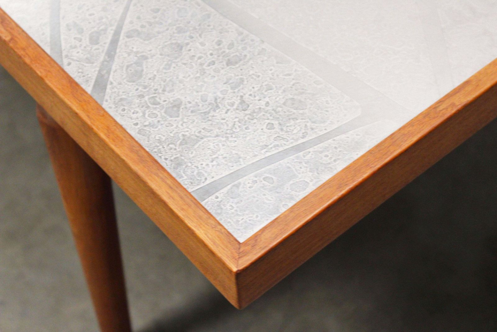 Midcentury Large Sculpted Metal And Teak Coffee Table By Heinz Lilienthal, 1970 photo furniture