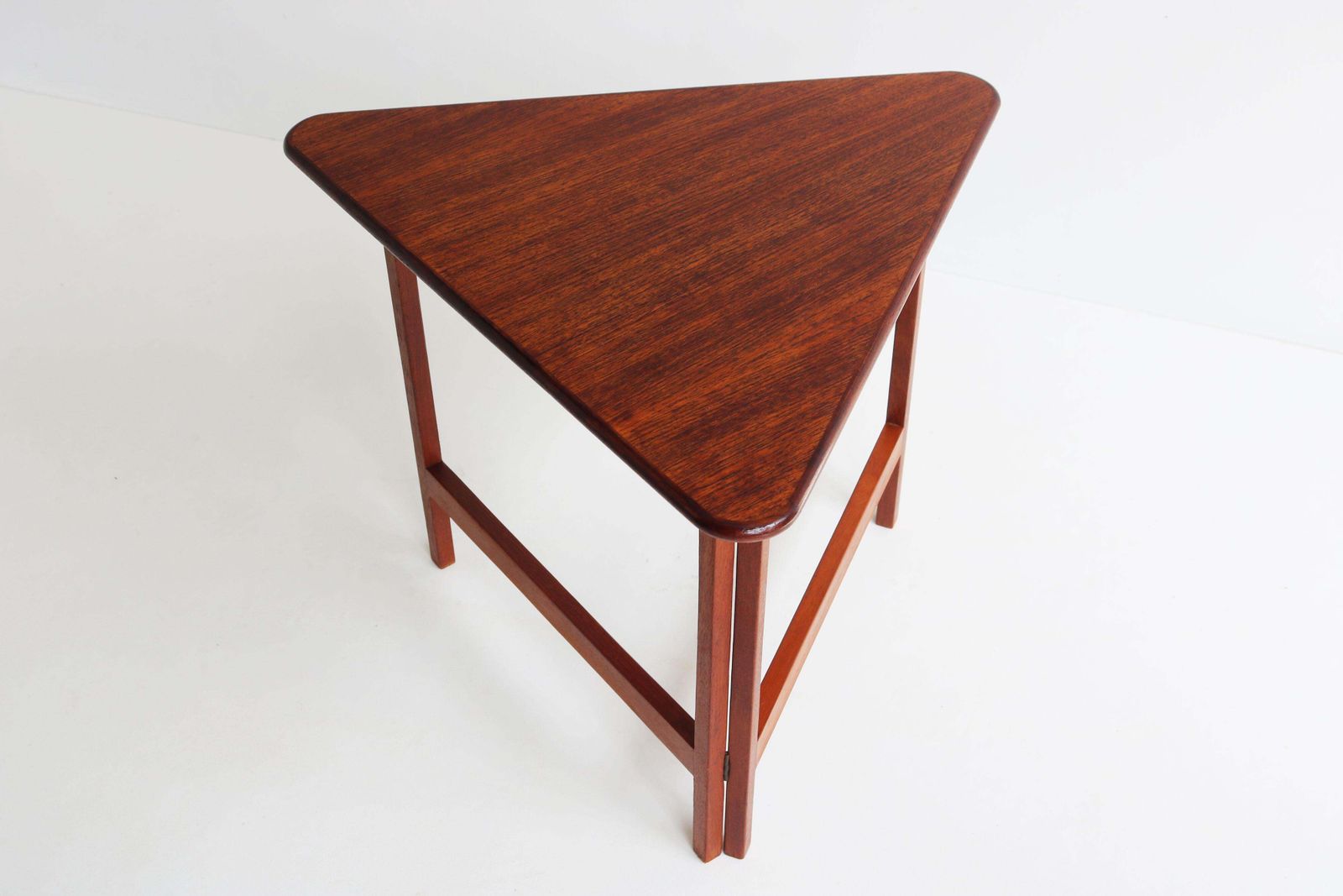 Danish Foldable Side Table In Teak Designed By Illum Wikkelsø For Cfc Silkeborg photo furniture