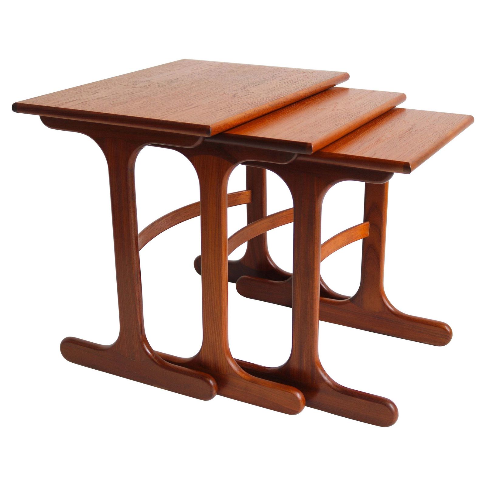 Mid Century Modern Design Nesting Tables By G Plan 1960 Teak Stacking Tables