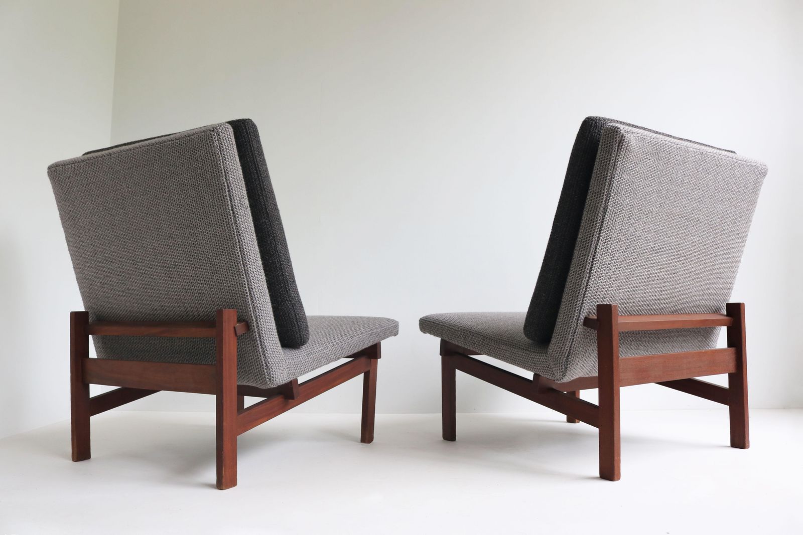 Zeldzaam Paar F181 Lounge Chairs Van Kho Liang Le & Theo Ruth Voor Artifort, 1958 photo Meubels