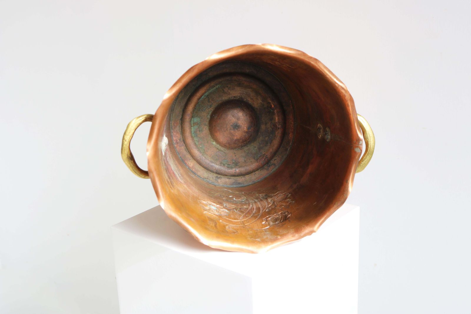 photo buy Antique Wmf Art Nouveau Wine Cooler Champagne Holder Ice Bucket Copper Brass 20s