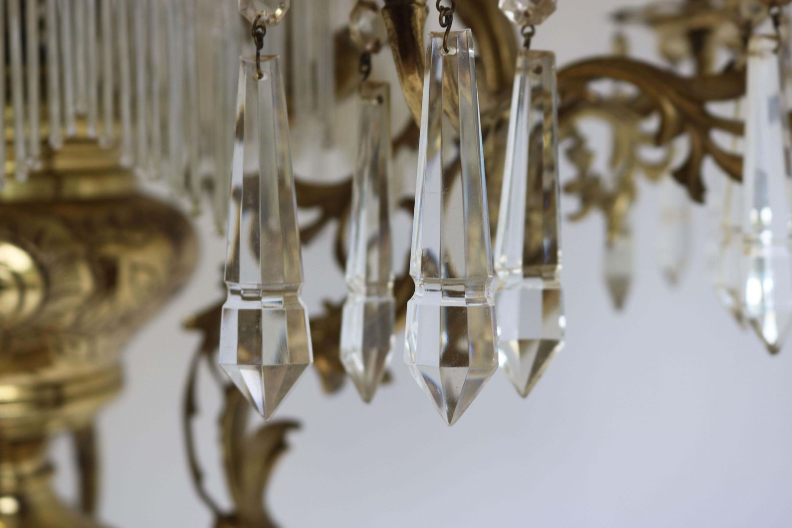 Antique French 19th Century Victorian Oil Lamp Chandelier Brass Opaline Hanging photo buy