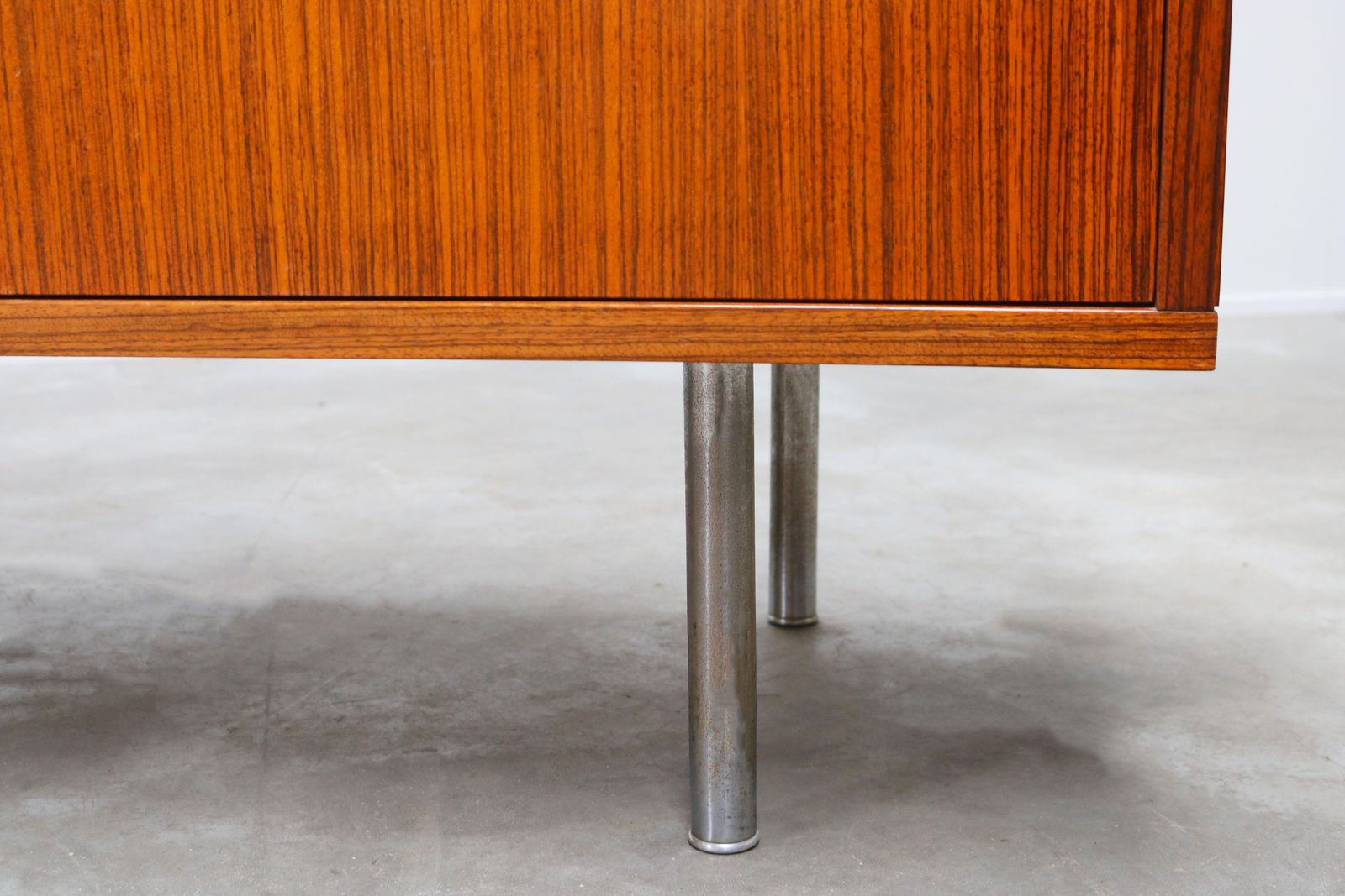 2043.0 Design Sideboard / Credenza By Alfred Hendrickx For Belform Chrome Minimalist photo