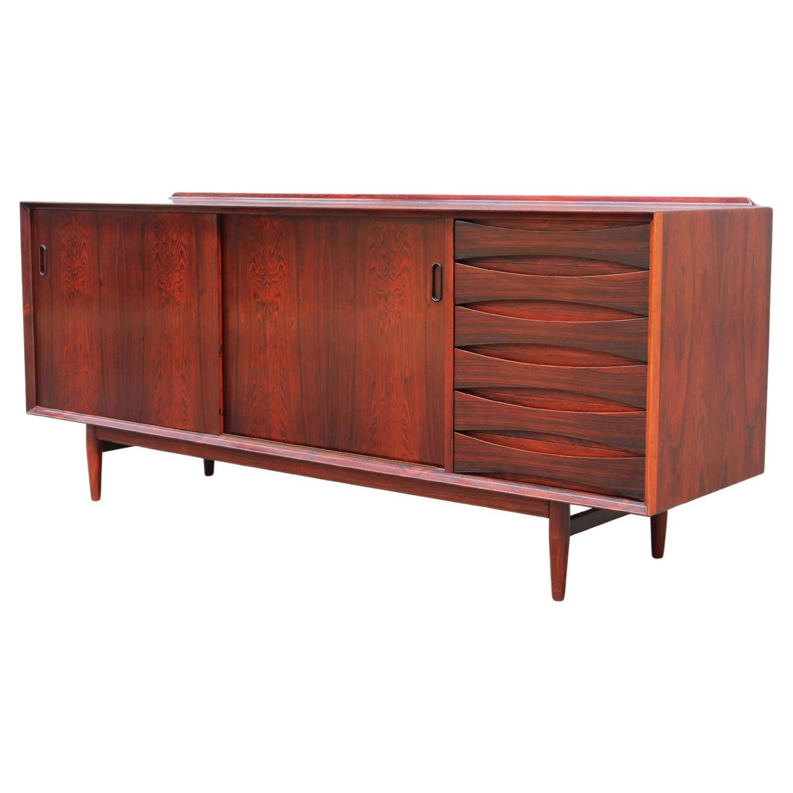 Zeldzaam Deens Design: Os29 Dressoir Van Arne Vodder Voor Sibast, Palissander, 1950