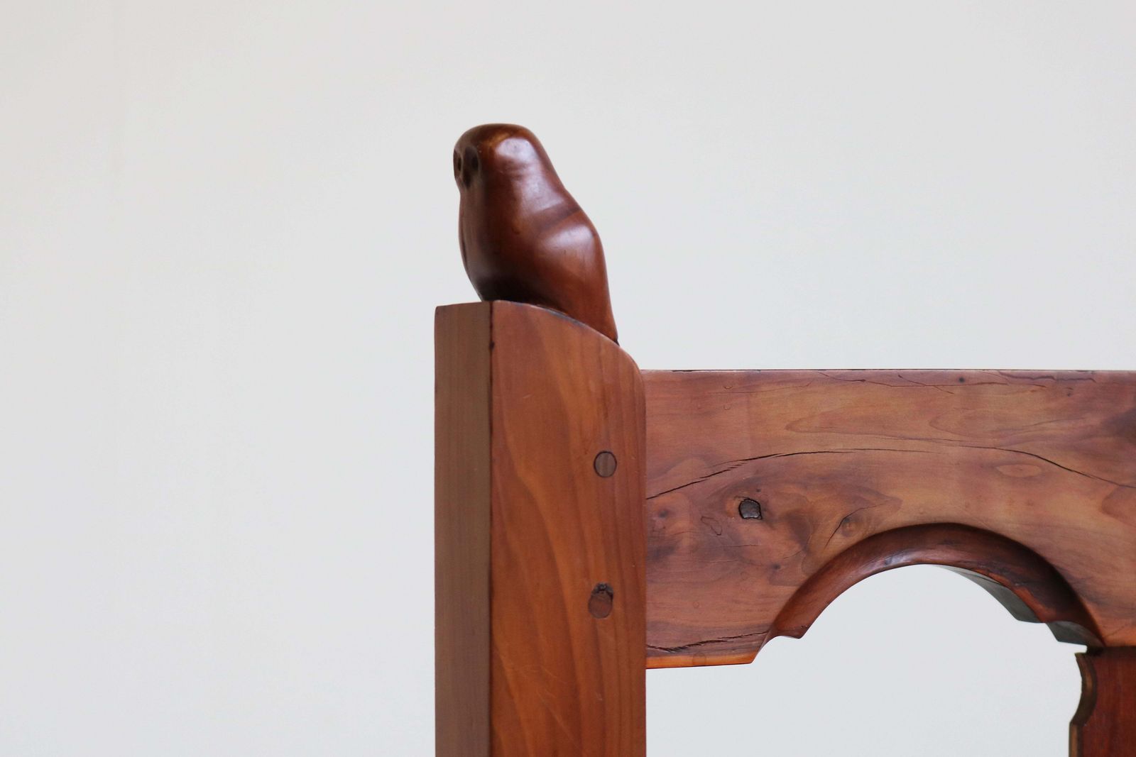 Antique Dutch Amsterdam School 1920 Magazine Rack / Stand Arts & Crafts Owl Teak photo furniture