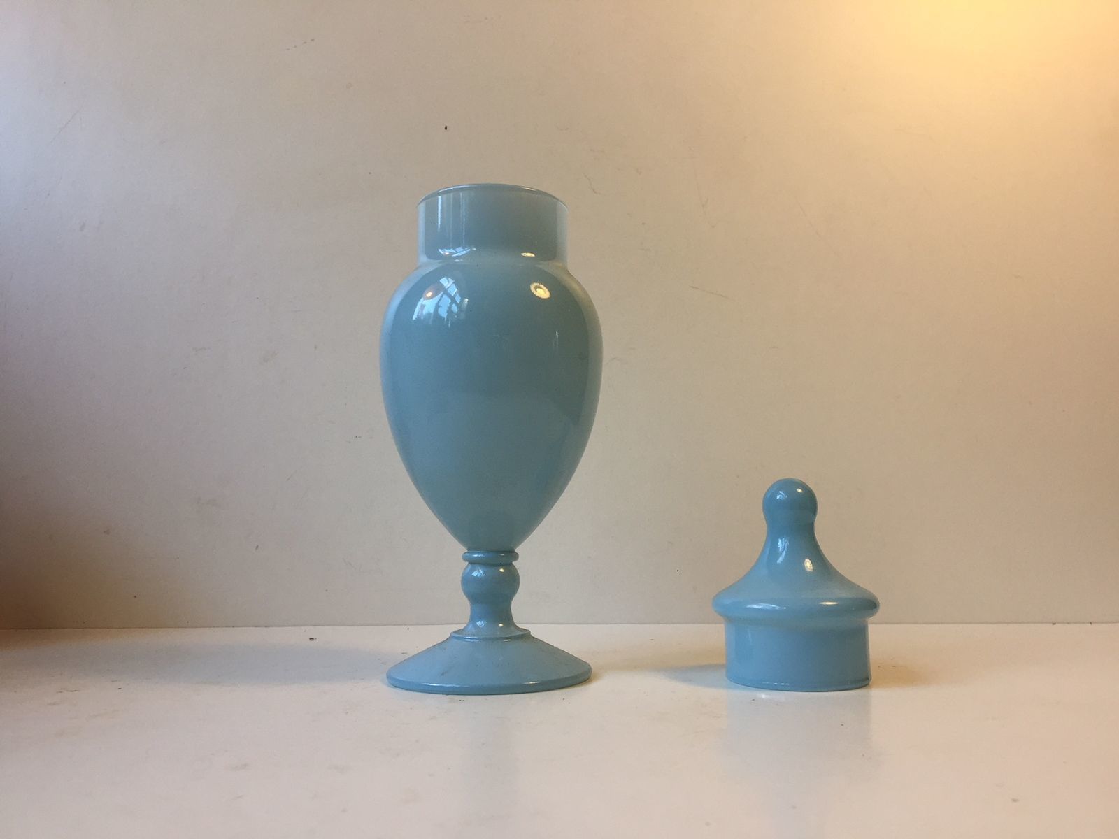 Murano Glass Urn Or Lidded Vase By Cenedese Vetri, 1960s photo furniture