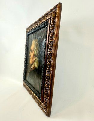 Max Ehl, Franz Liszt Portrait, Oil On Canvas, 1944, Framed photo vinterior