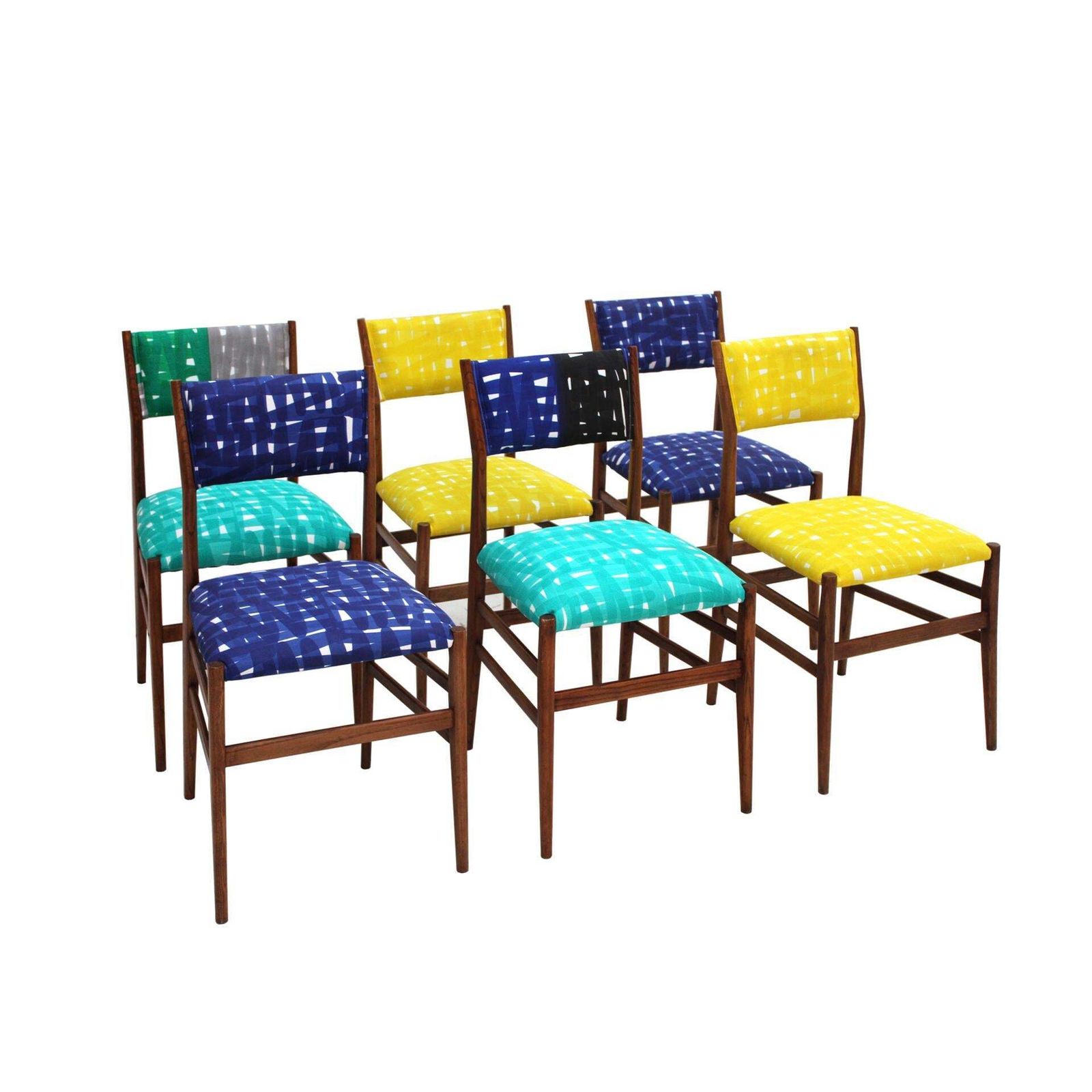 Mid Century Gio Ponti Set Of Two ‘Leggera 646’ Ashwood Italian Chairs, 1951 photo Furniture