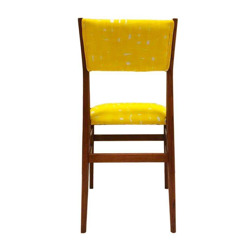 Midcentury Gio Ponti Set Of Four ‘Leggera 646’ Ashwood Italian Chairs, 1951 photo buy