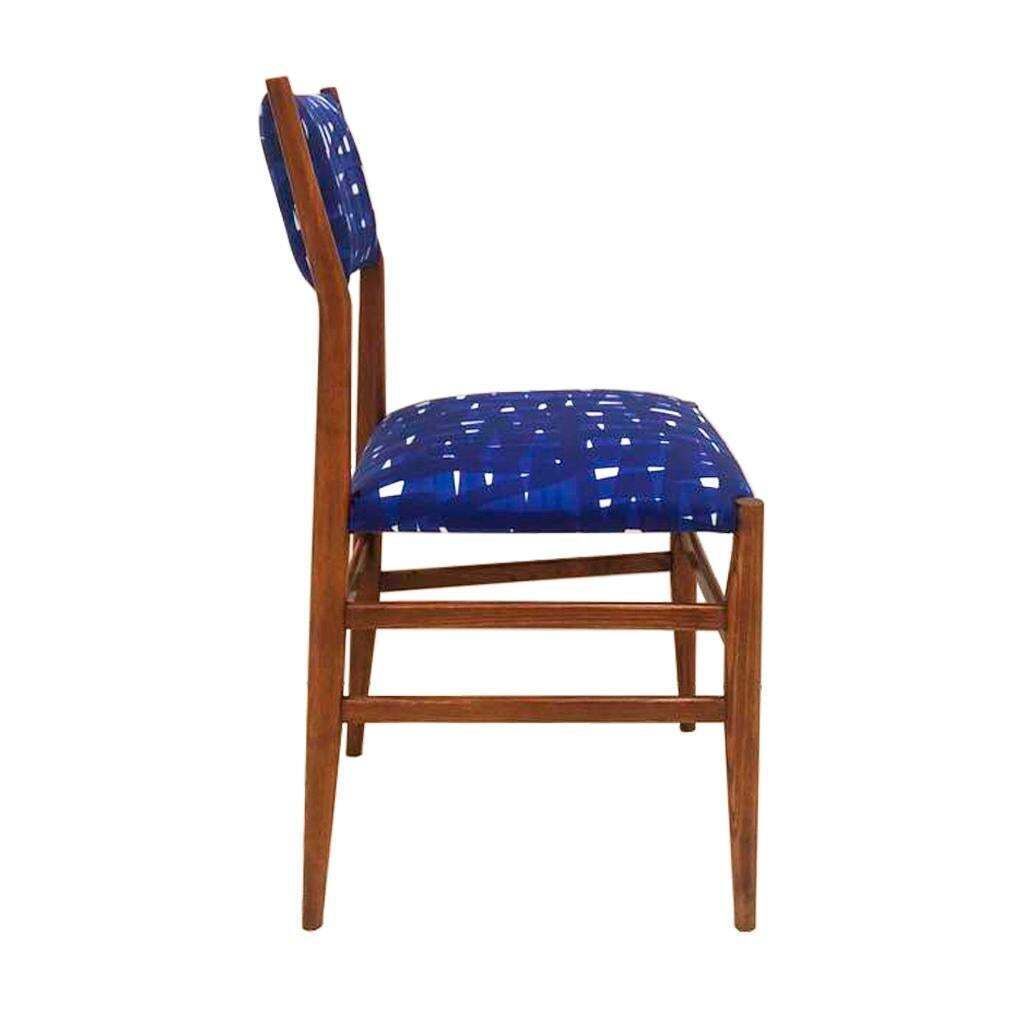 Furniture Midcentury Gio Ponti Set Of Four ‘Leggera 646’ Ashwood Italian Chairs, 1951 photo