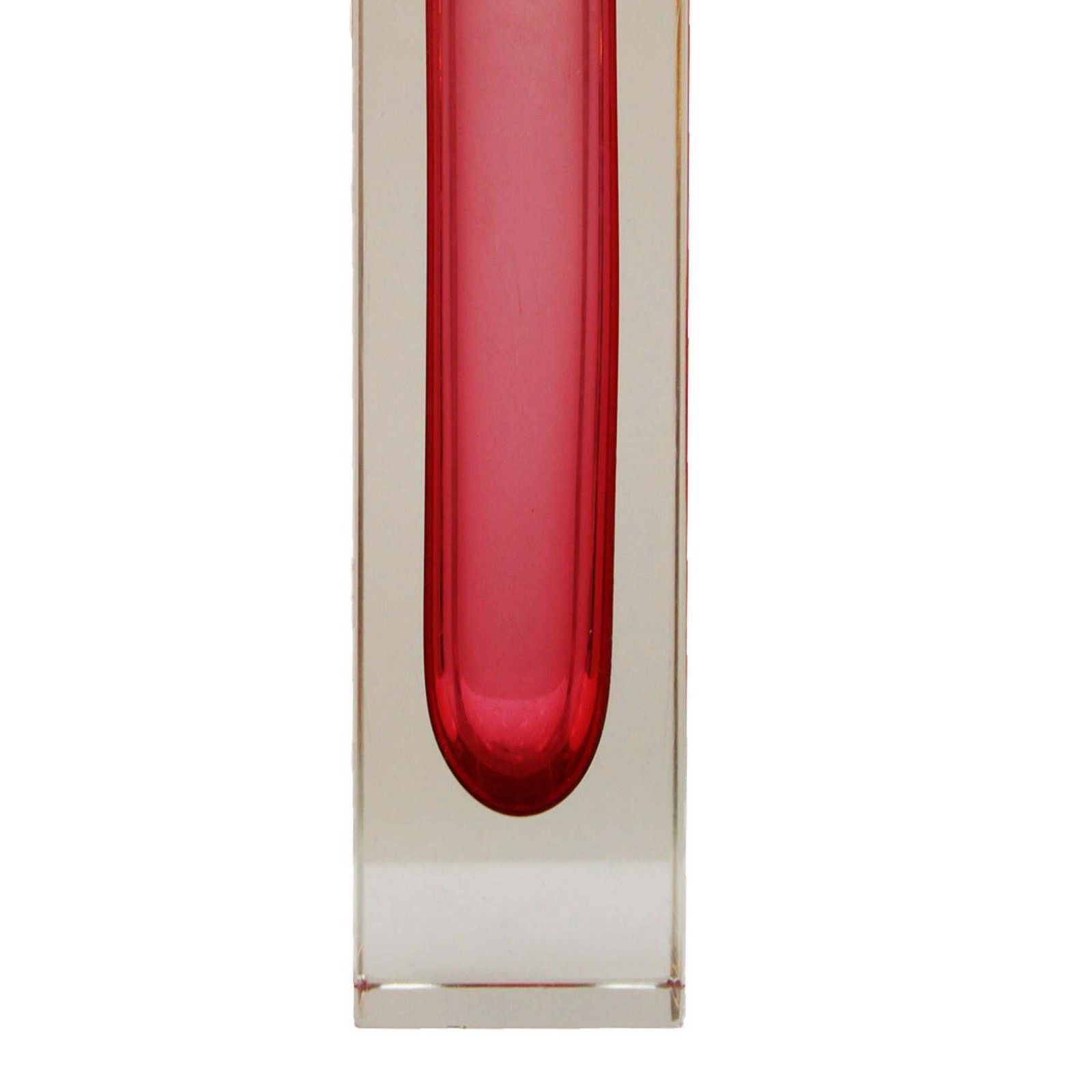 Mid Century Modern Pink Sommerso Murano Glass Vase By Flavio Poli 1950 photo Home Decor