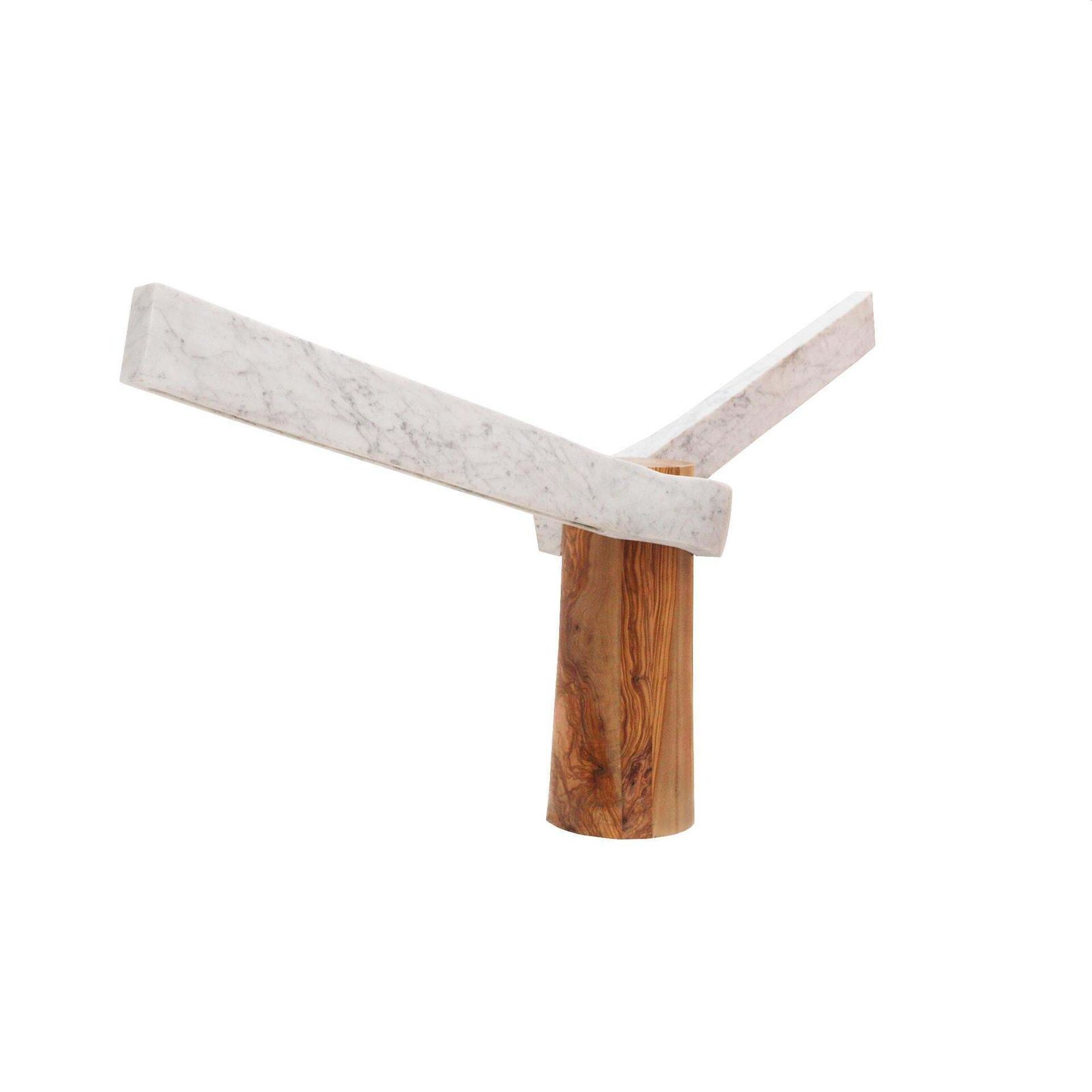 Sculptural Lamp Designed By Carlos Aucejo, Made Of Marble And Wood. photo furniture